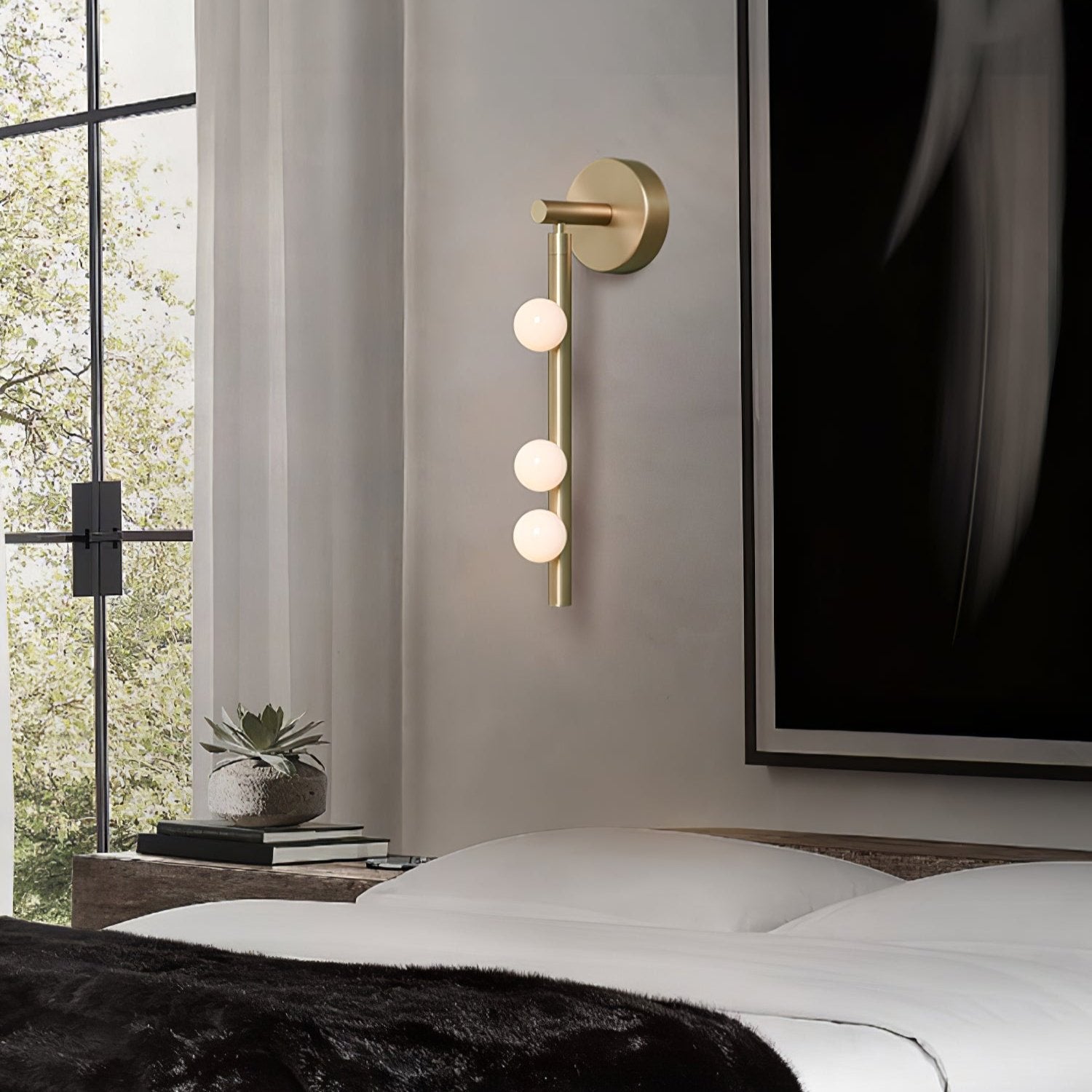 Aplique de pared tubular Masebel