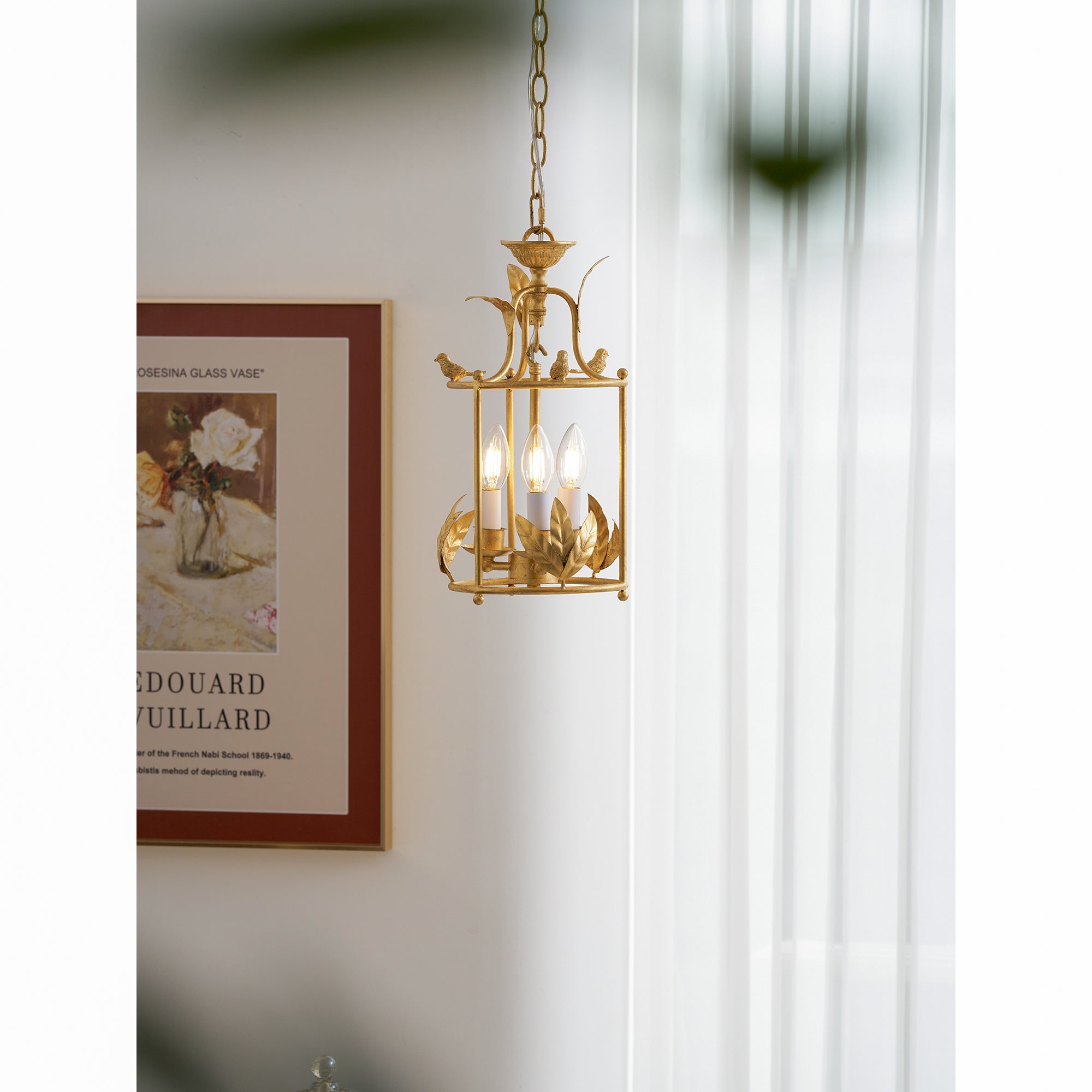 Lámpara colgante farol Celi
