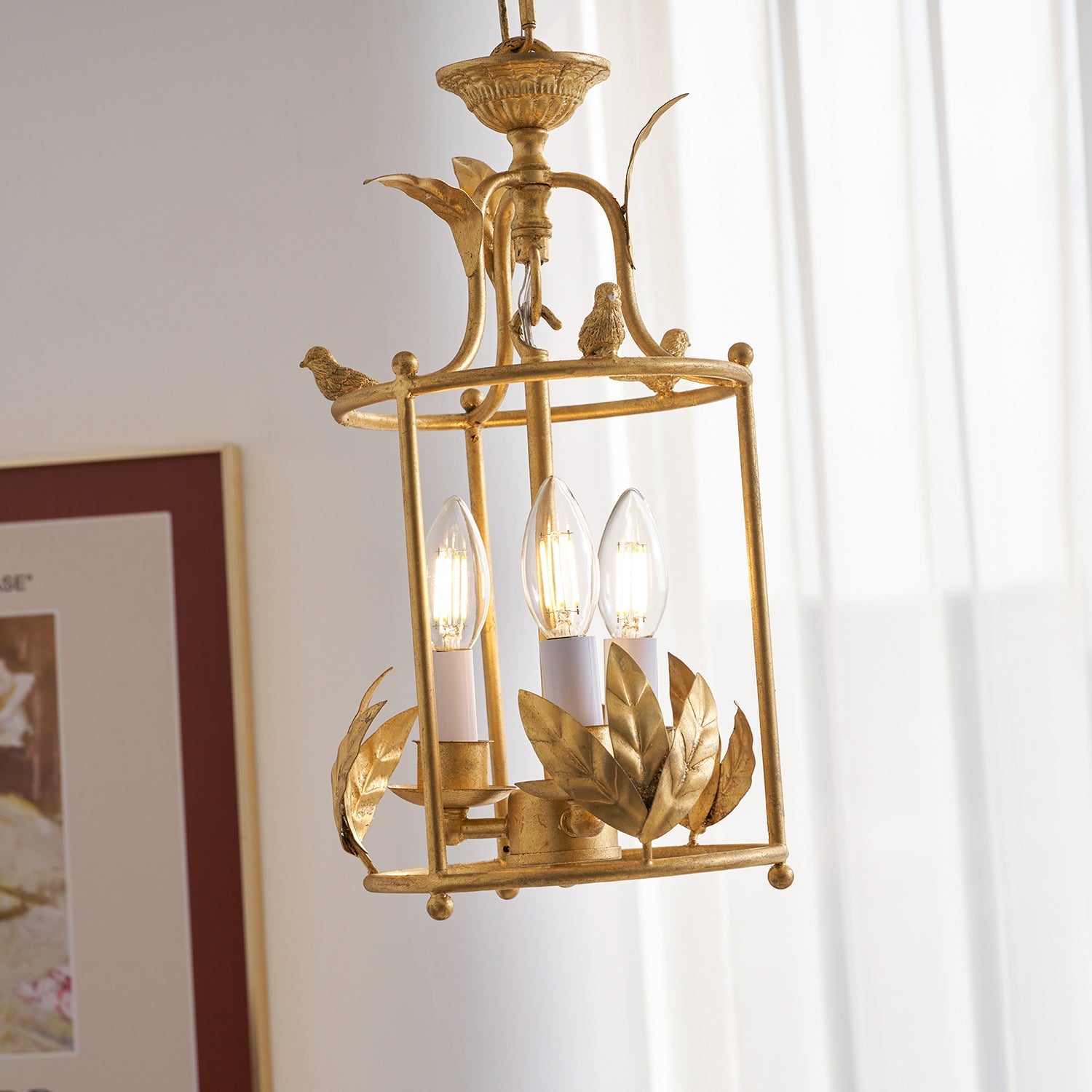 Lámpara colgante farol Celi