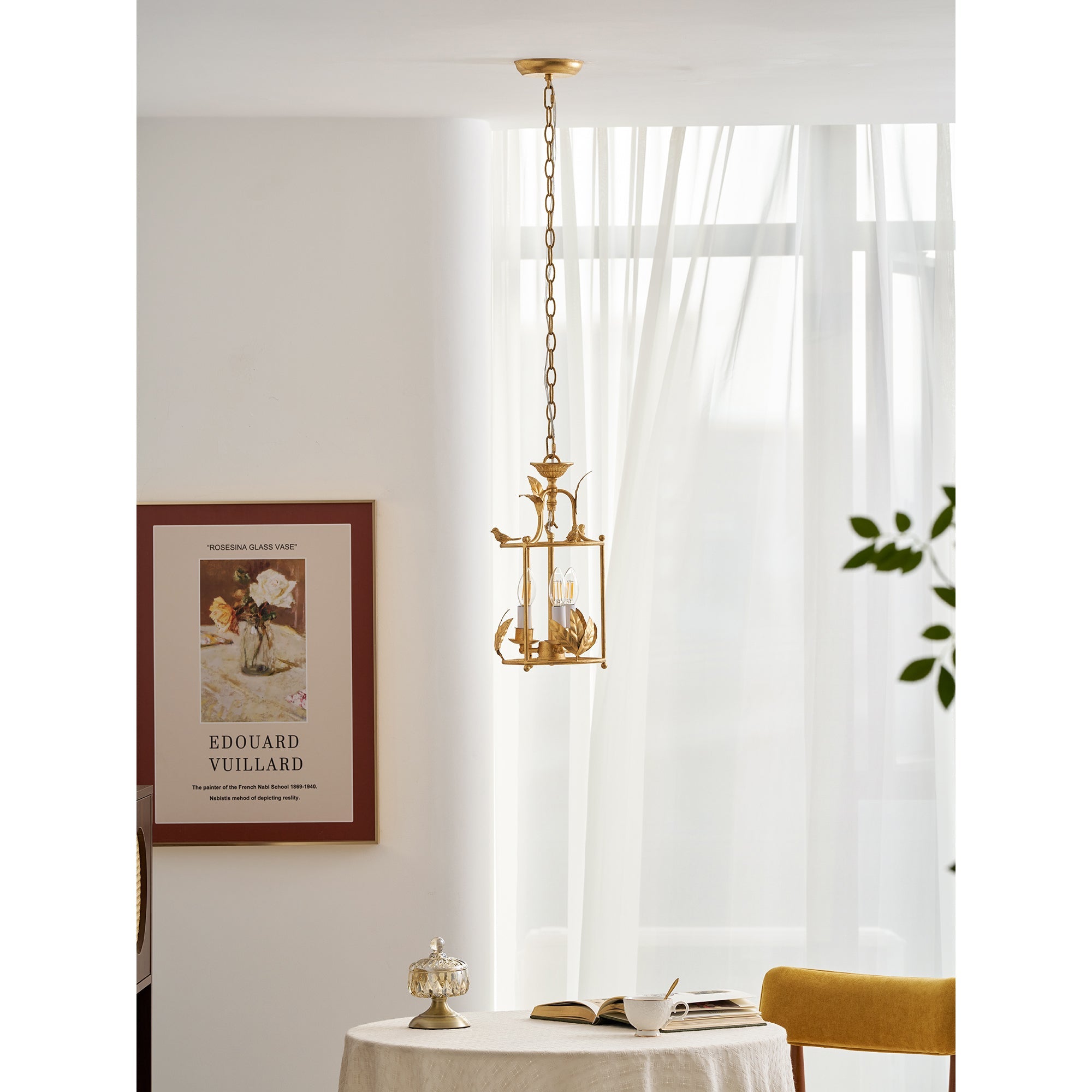 Lámpara colgante farol Celi