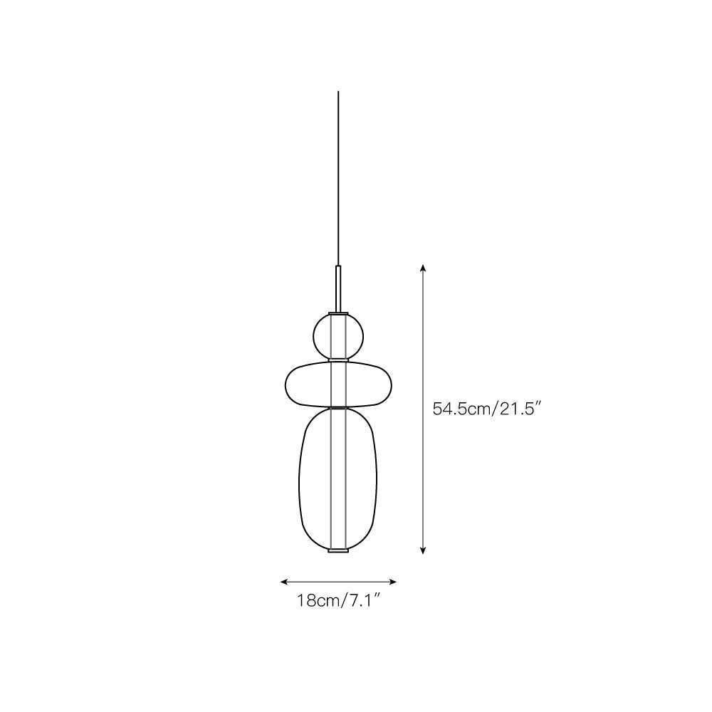 Lámpara colgante Azaisa