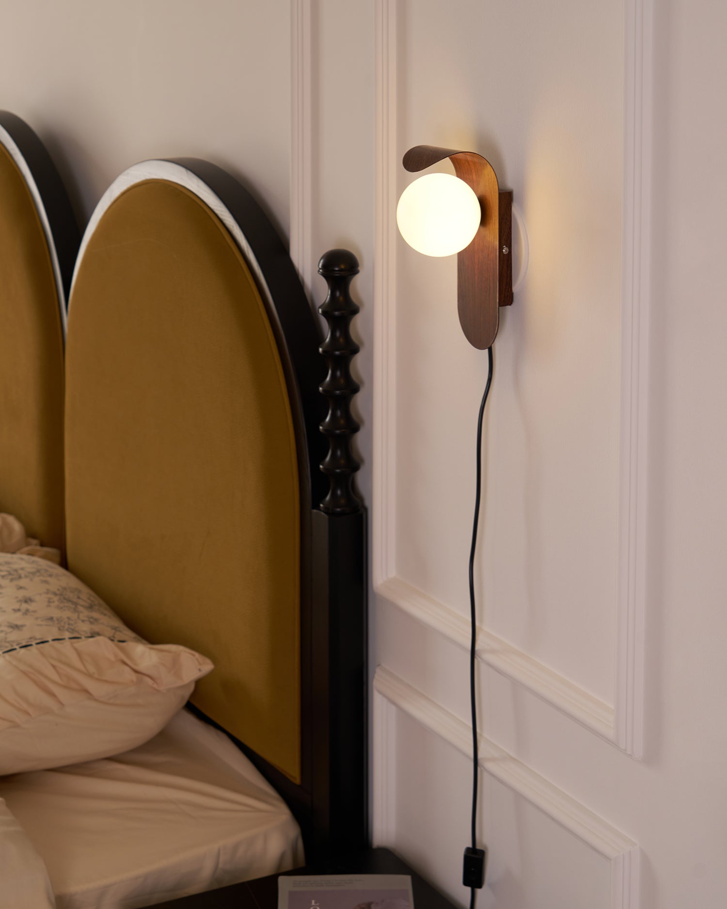 Aplique de pared globo Olbel