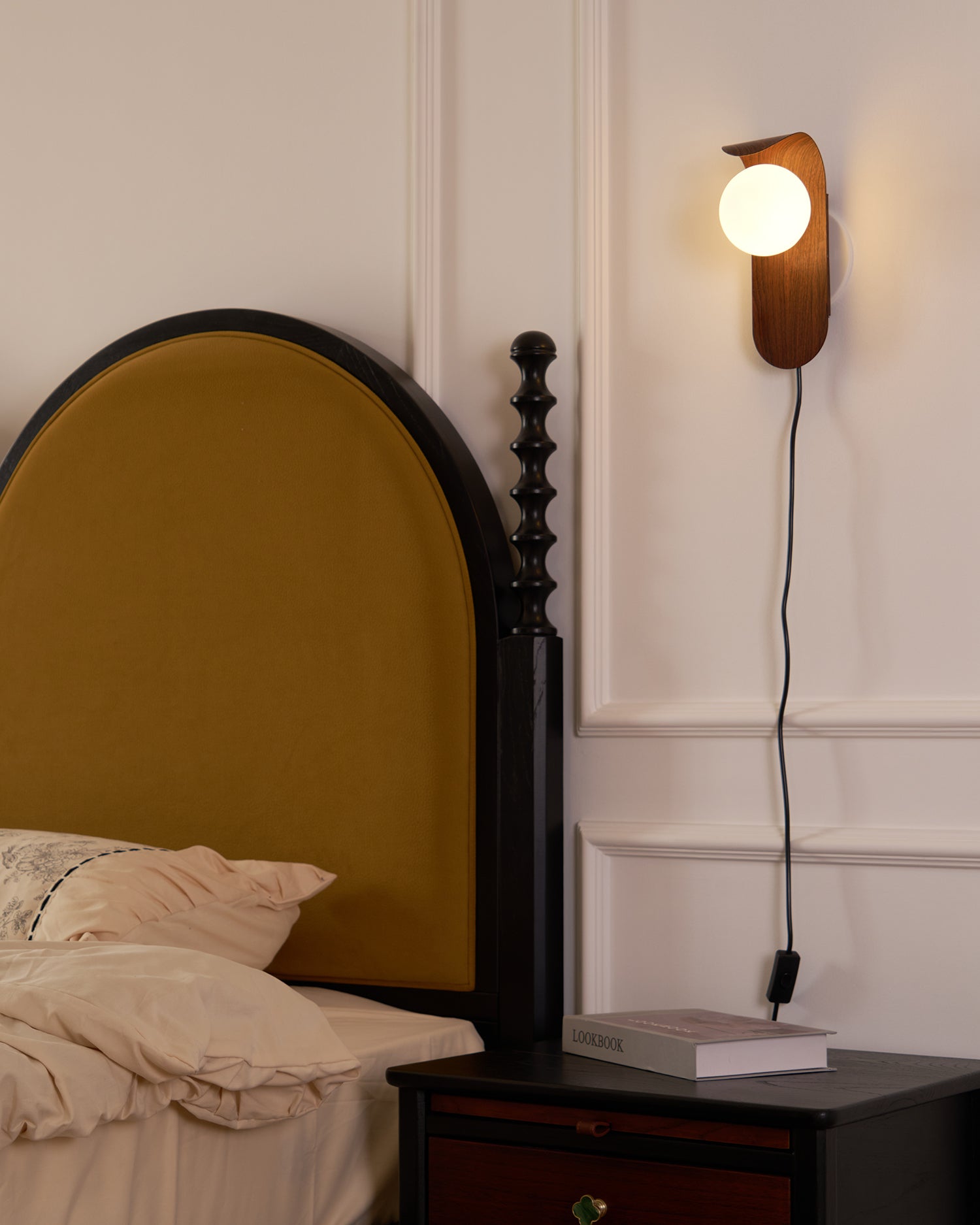 Aplique de pared globo Olbel