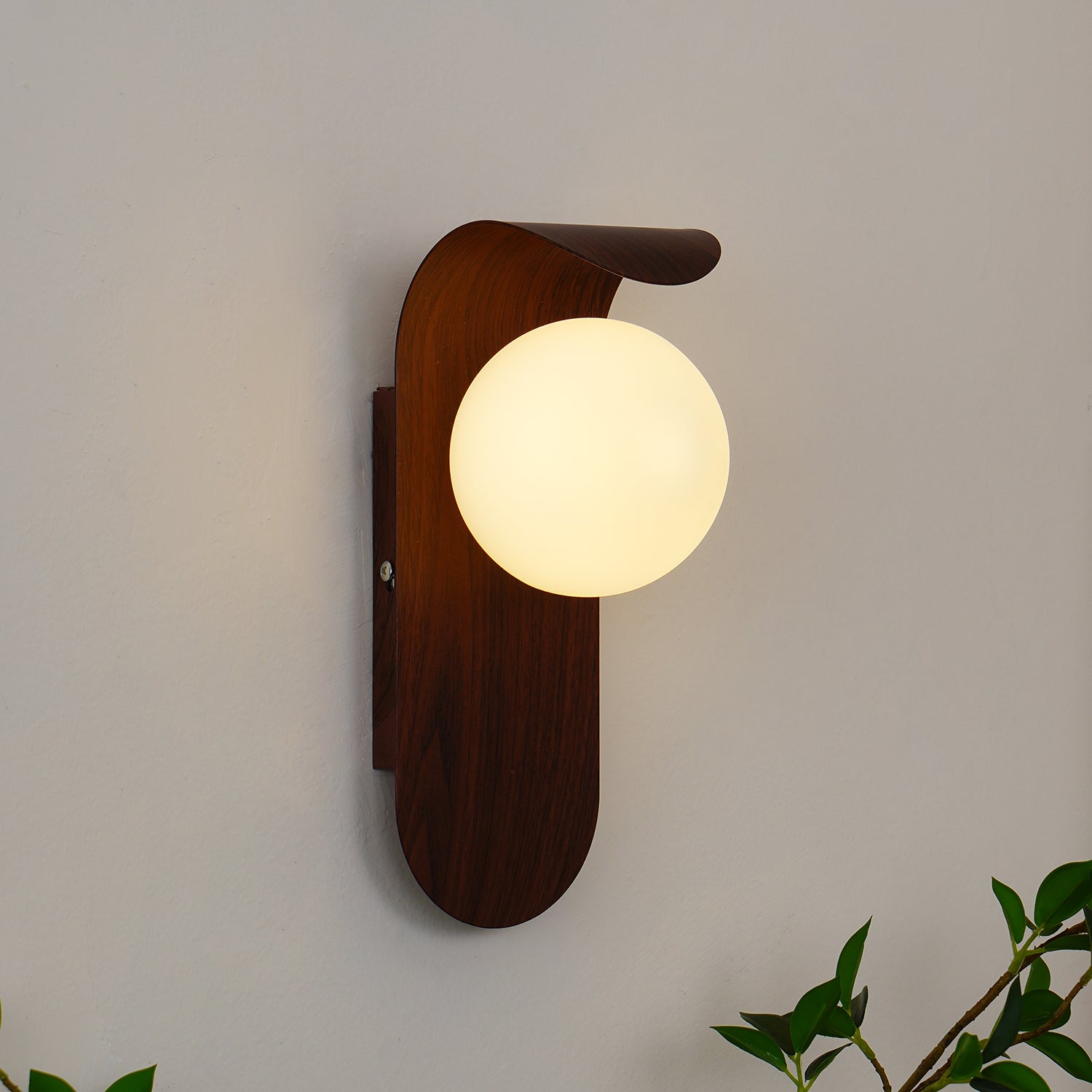 Aplique de pared globo Olivaello