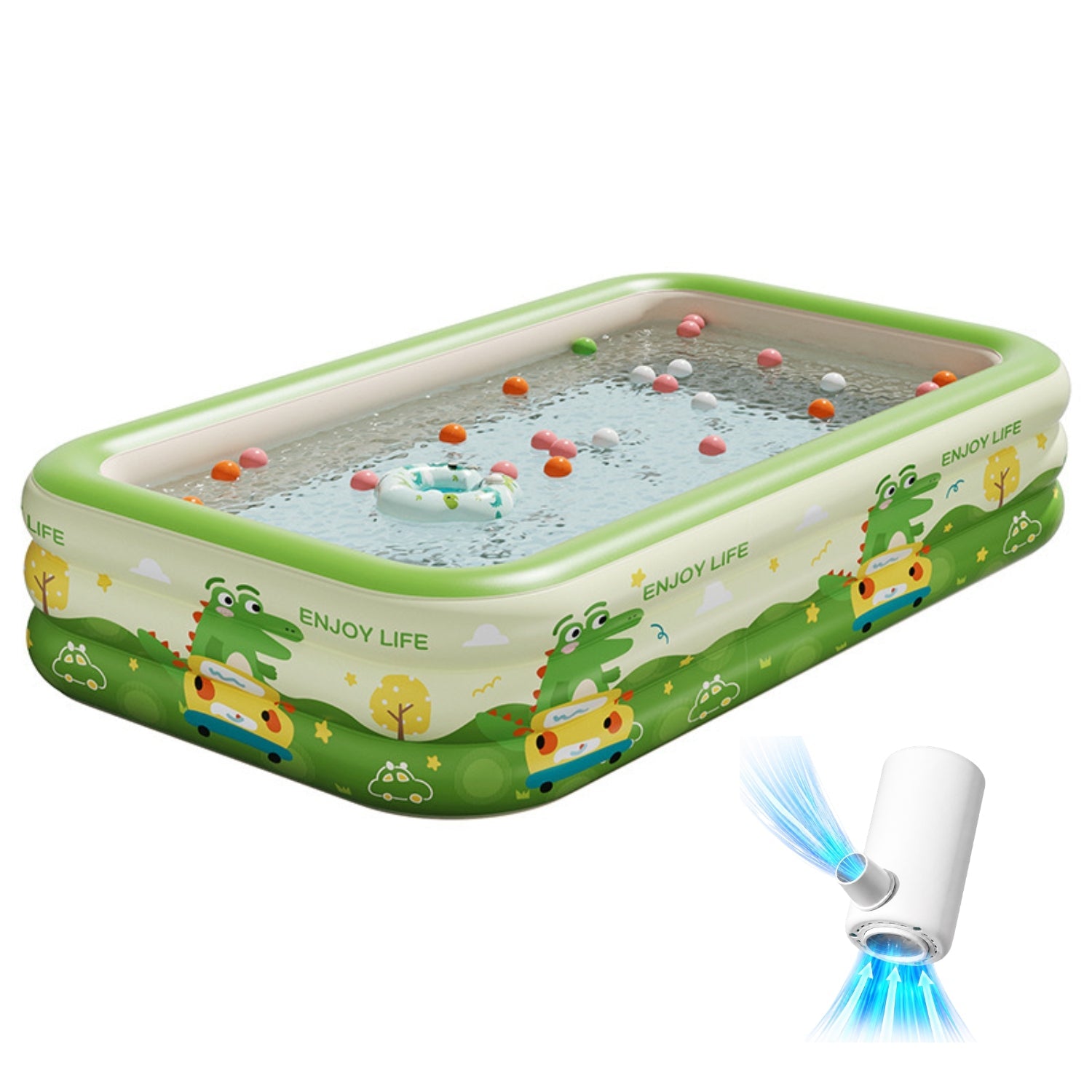 Piscina hinchable exterior Ondairo