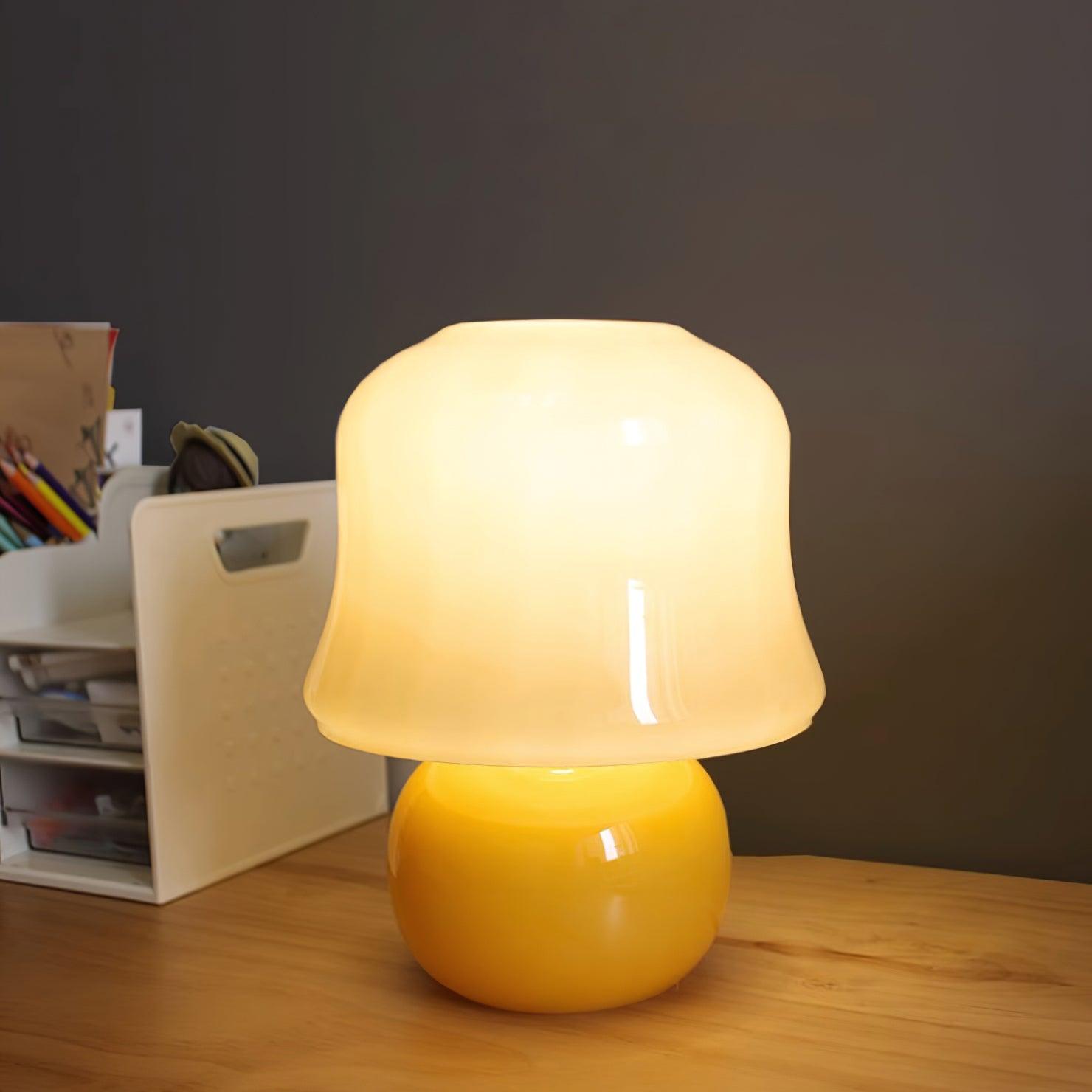 Lámpara de mesa tipo seta Cidel