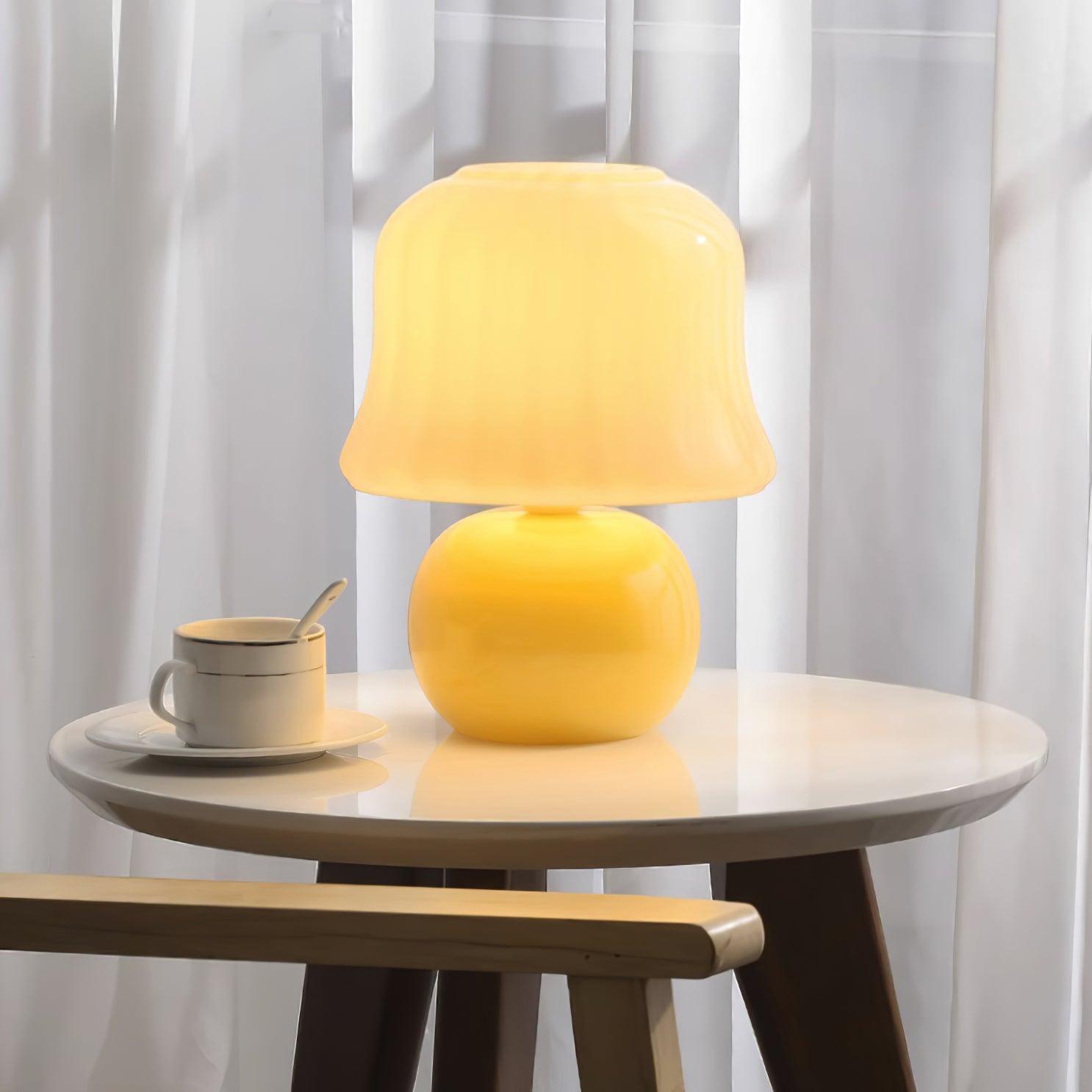 Lámpara de mesa tipo seta Cidel