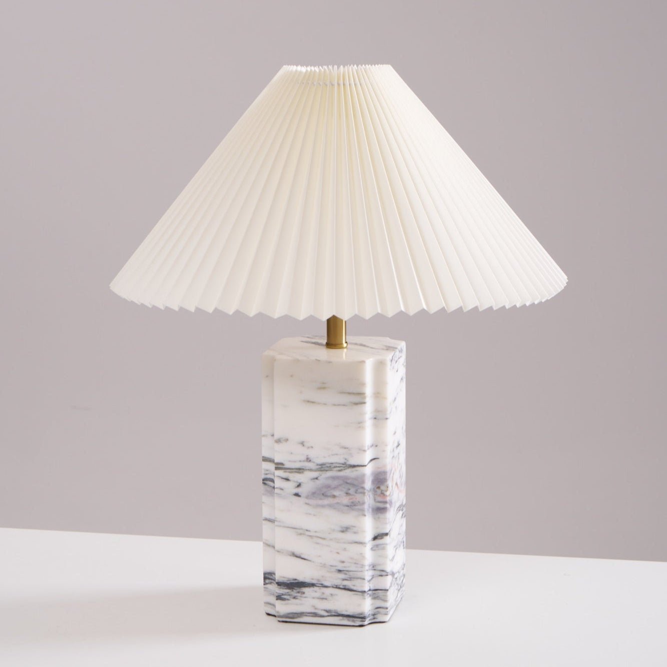 Lámpara de mesa de mármol Lloza