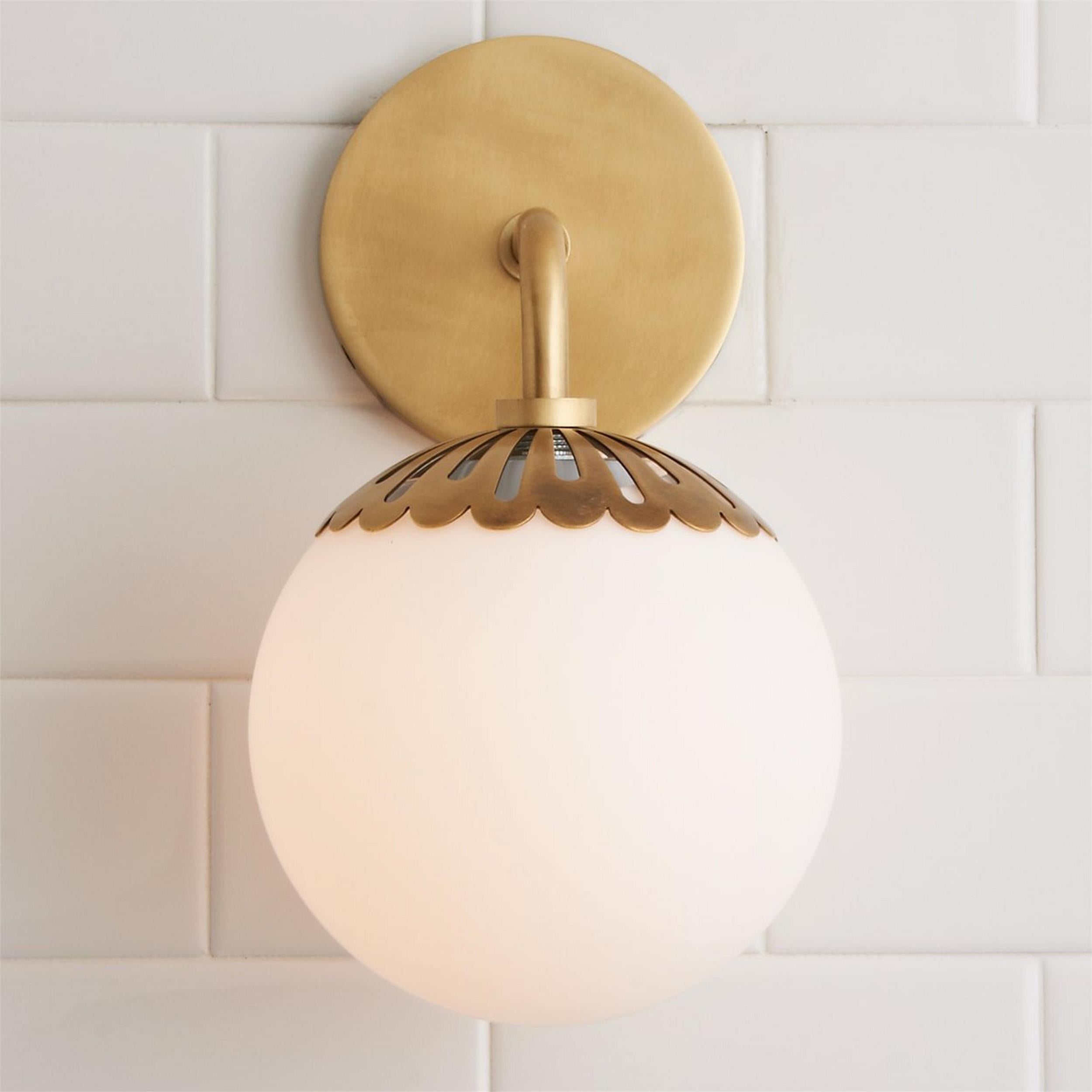 Aplique de pared globo Lisavia