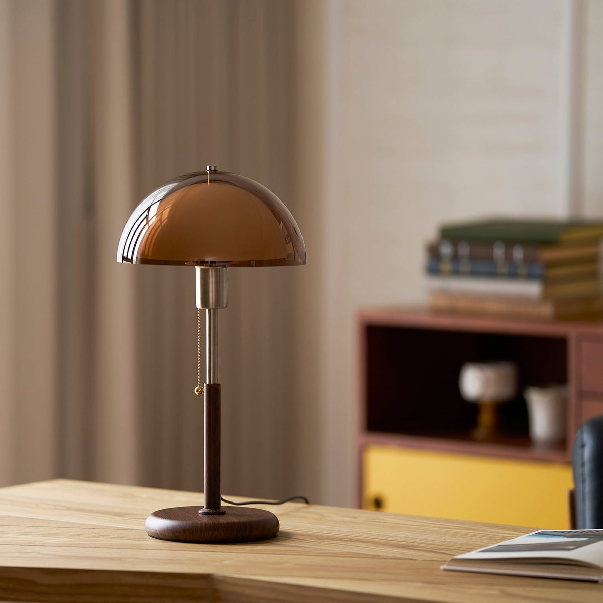 Lámpara de mesa retro Monteorio