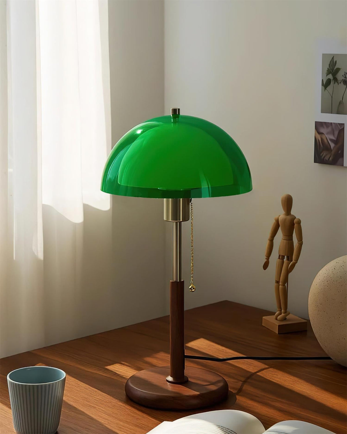 Lámpara de mesa retro Monteorio