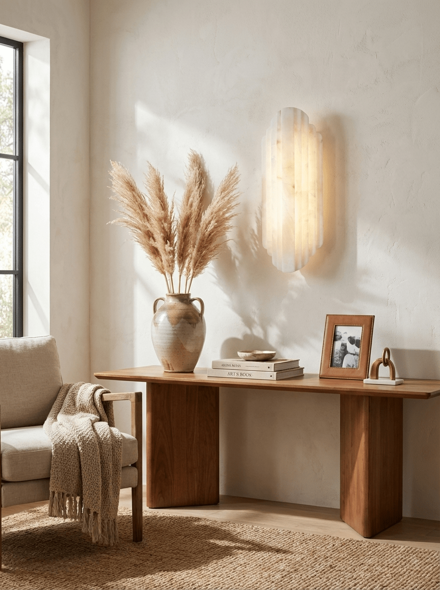 Estelle Alabaster Wall Sconce – detail 3
