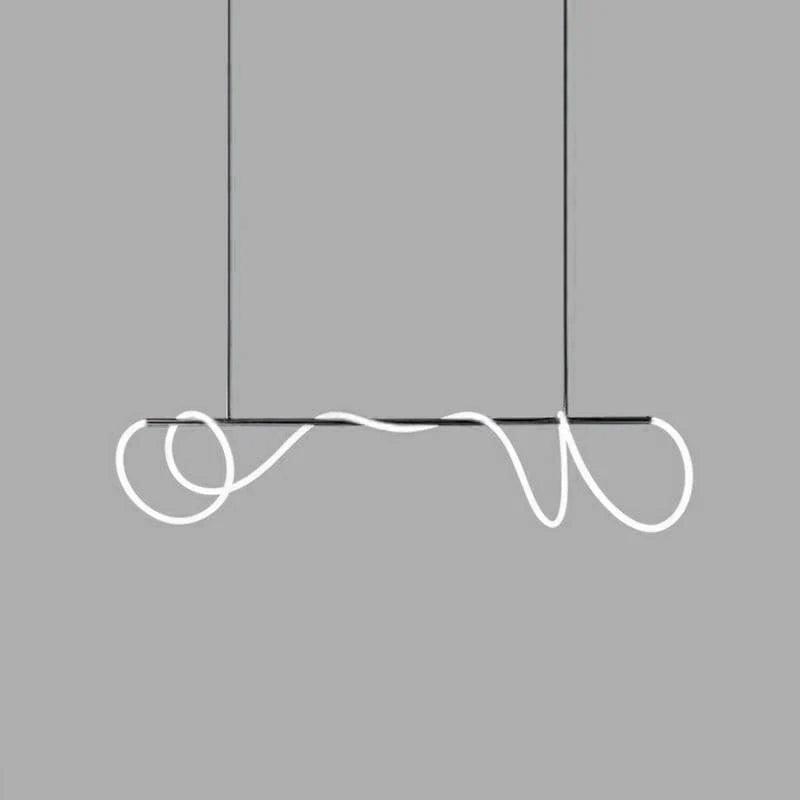 Flexible Linear Curve Chandelier – detail 17
