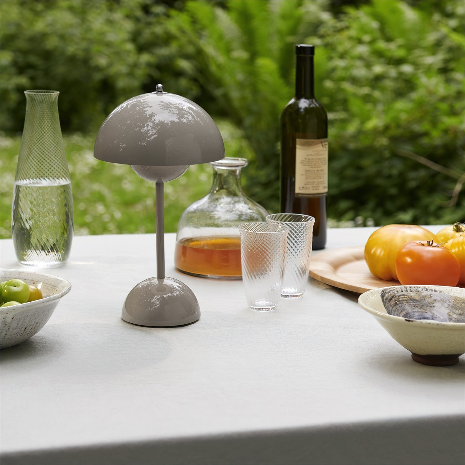 Lámpara de mesa exterior Lirio