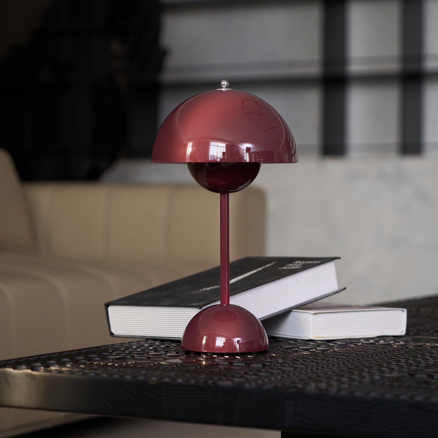 Lámpara de mesa exterior Lirio