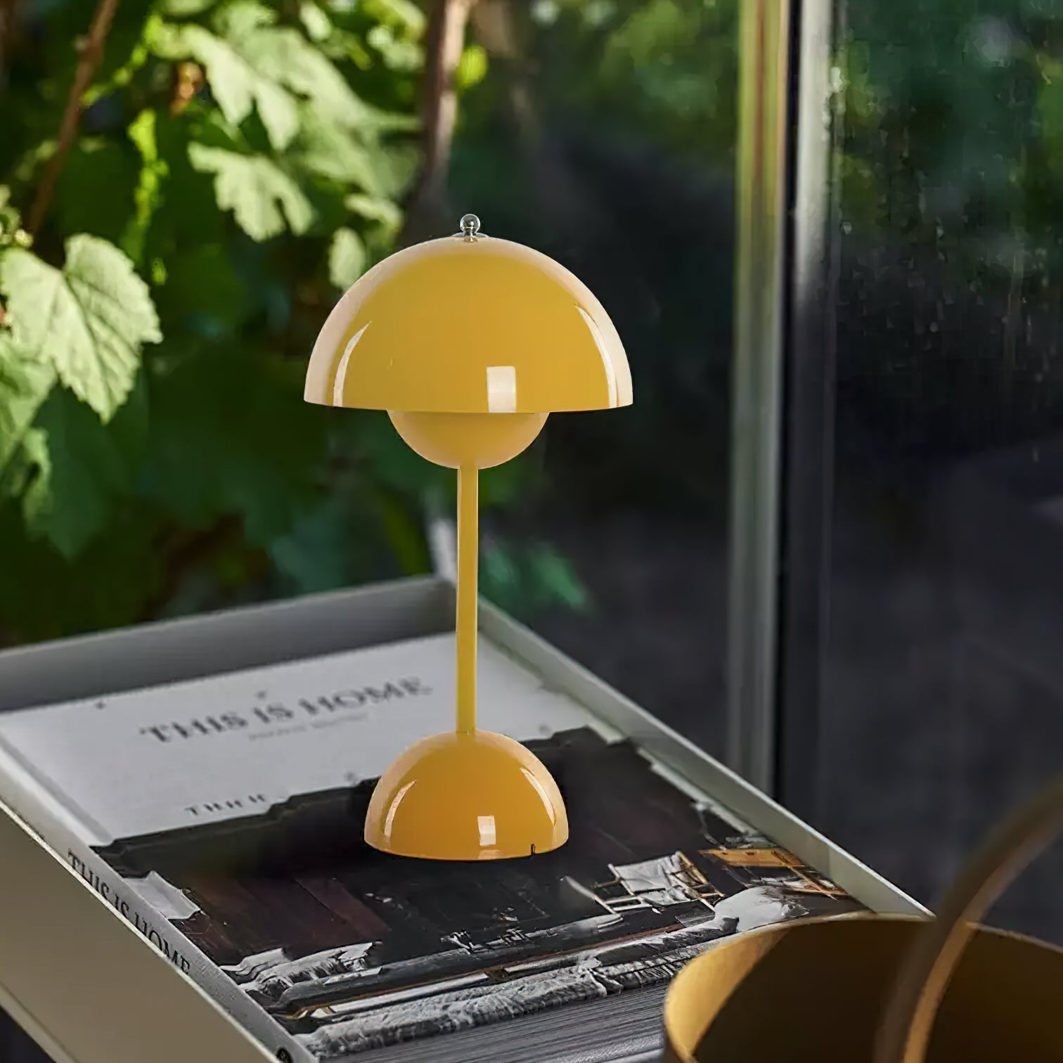 Lámpara de mesa exterior Lirio