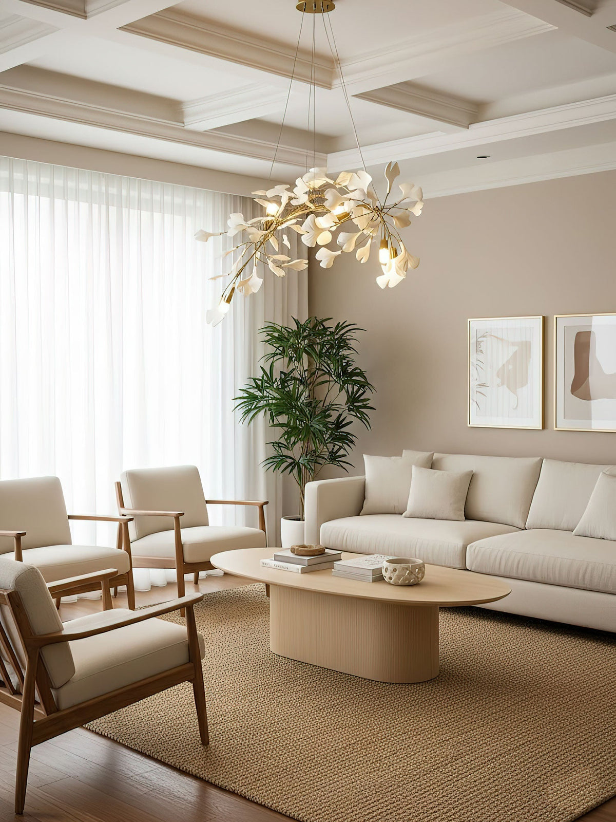 Gingko Bloom Chandelier – detail 23