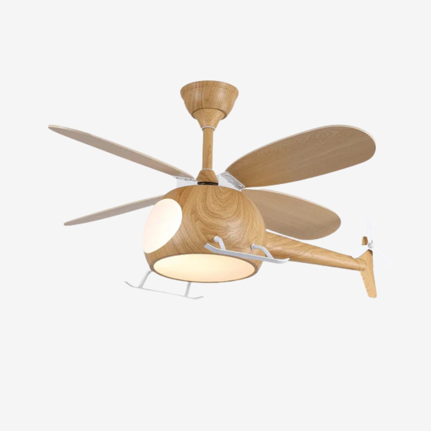 Ventilador de techo Jaraiso con forma de helicóptero
