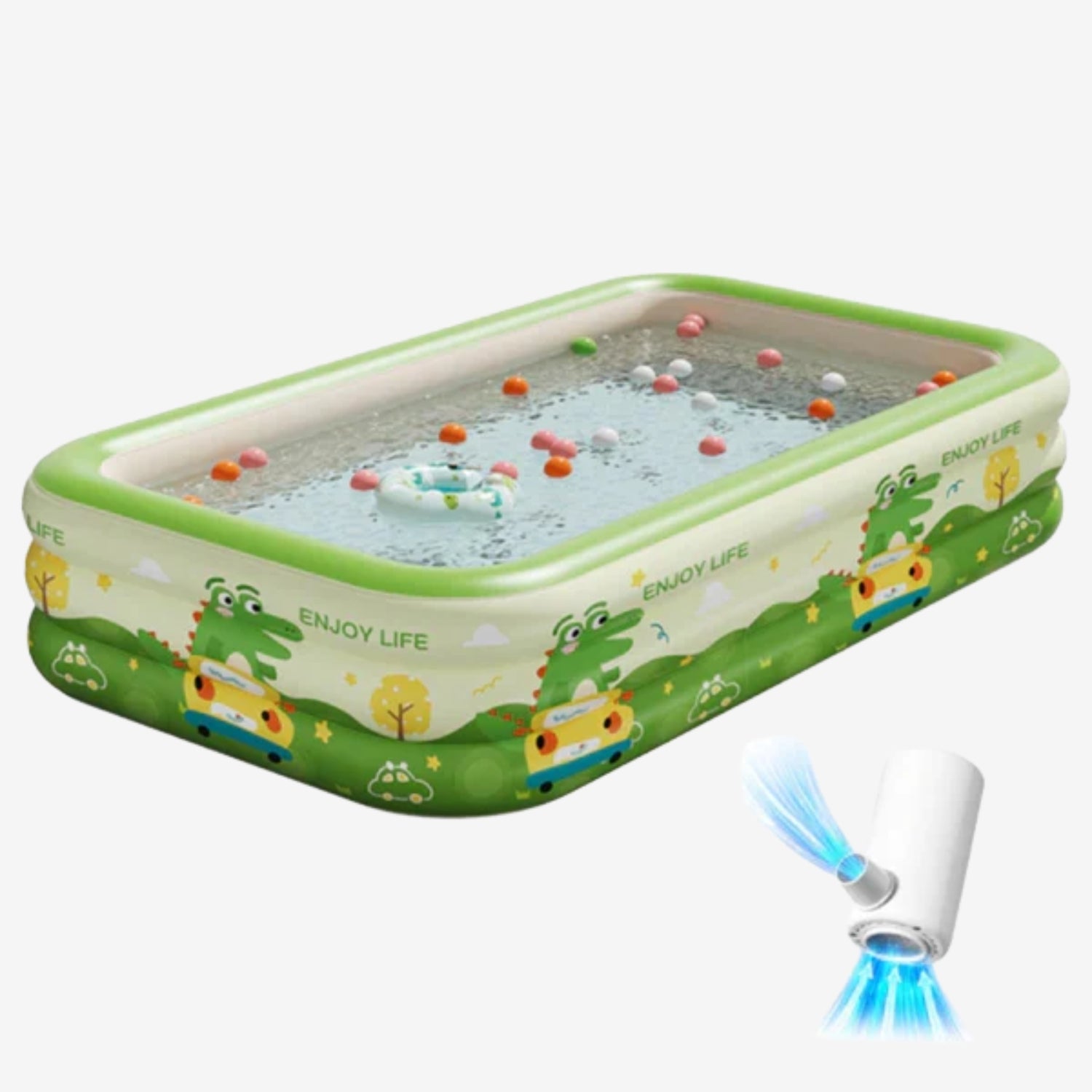 Piscina hinchable exterior Ondairo