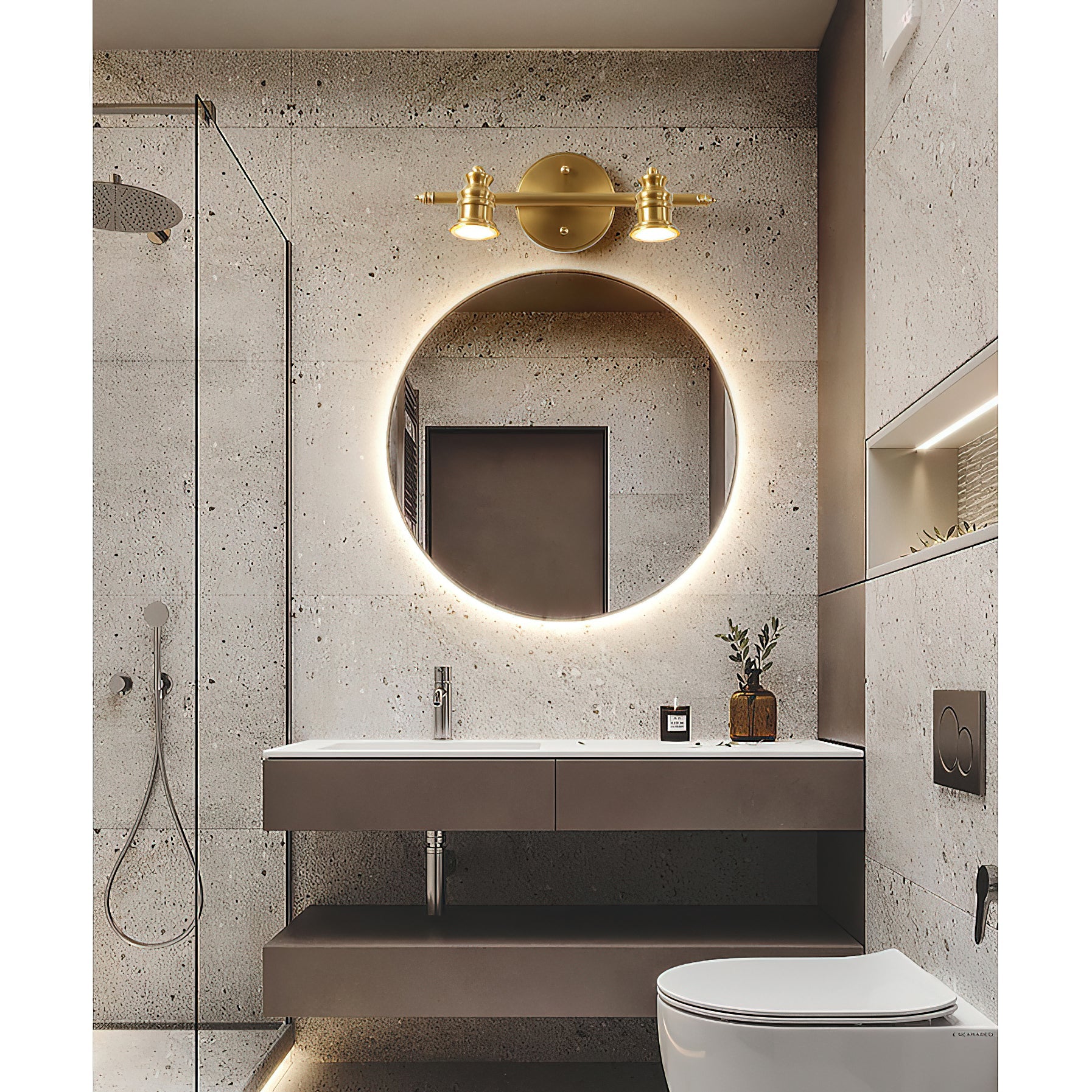 Aplique de pared lineal Moraento