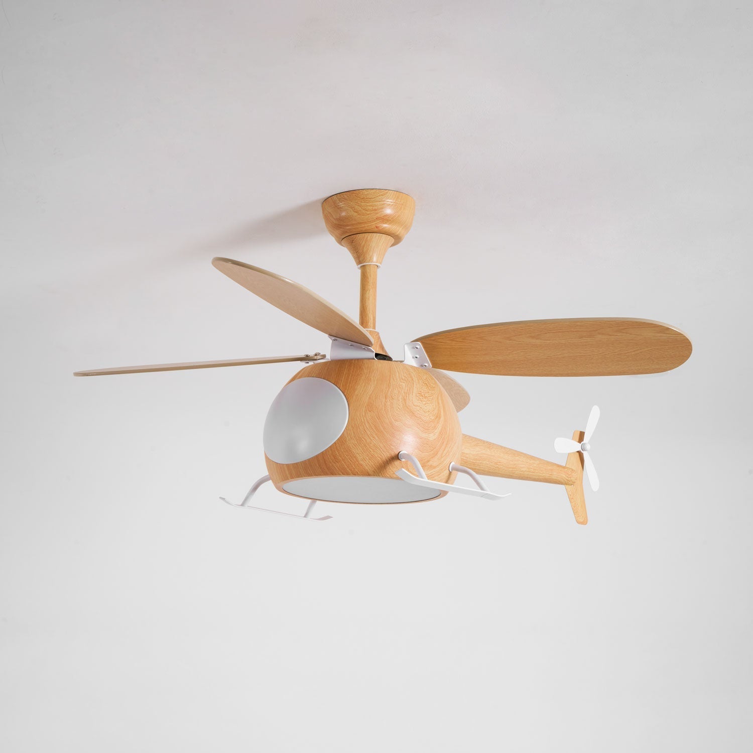 Ventilador de techo Jaraiso con forma de helicóptero