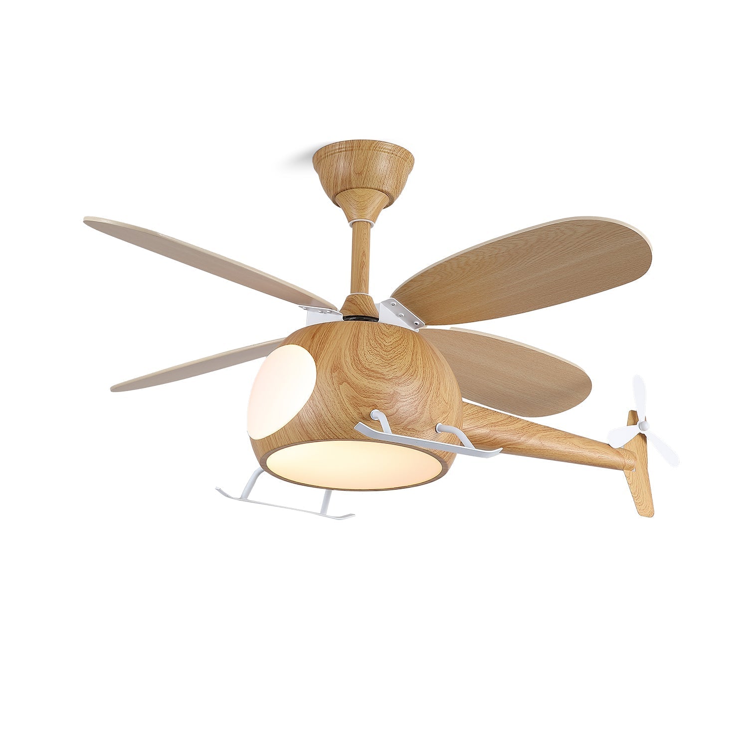 Ventilador de techo Jaraiso con forma de helicóptero