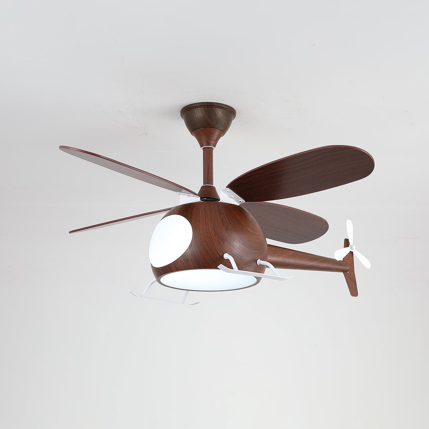 Ventilador de techo Jaraiso con forma de helicóptero
