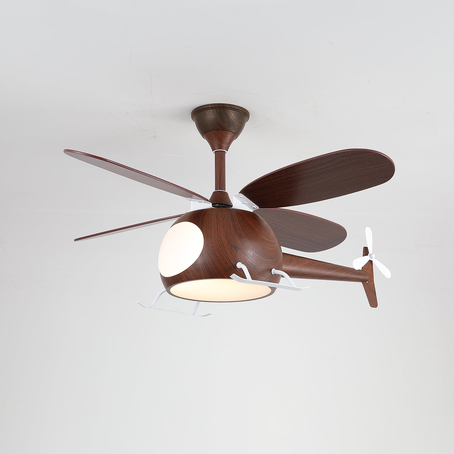Ventilador de techo Jaraiso con forma de helicóptero