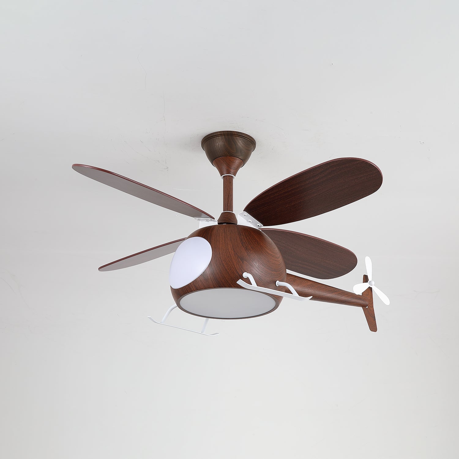Ventilador de techo Jaraiso con forma de helicóptero