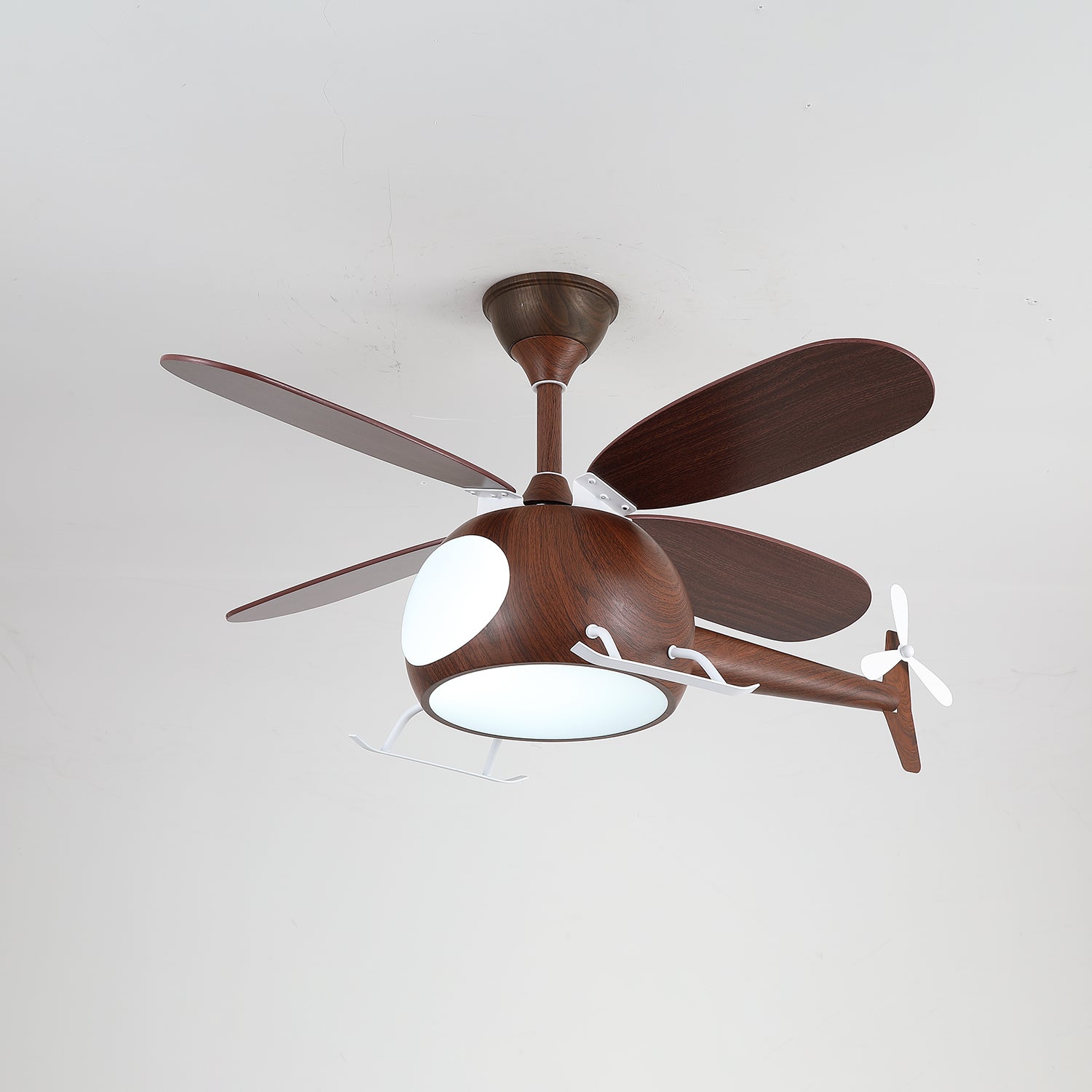 Ventilador de techo Jaraiso con forma de helicóptero