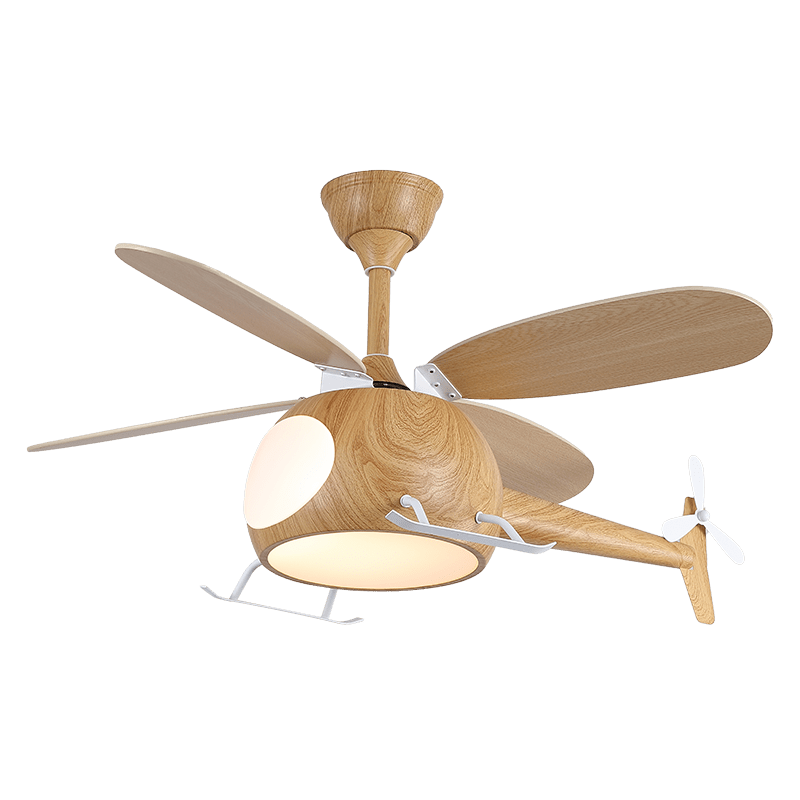 Ventilador de techo Jaraiso con forma de helicóptero