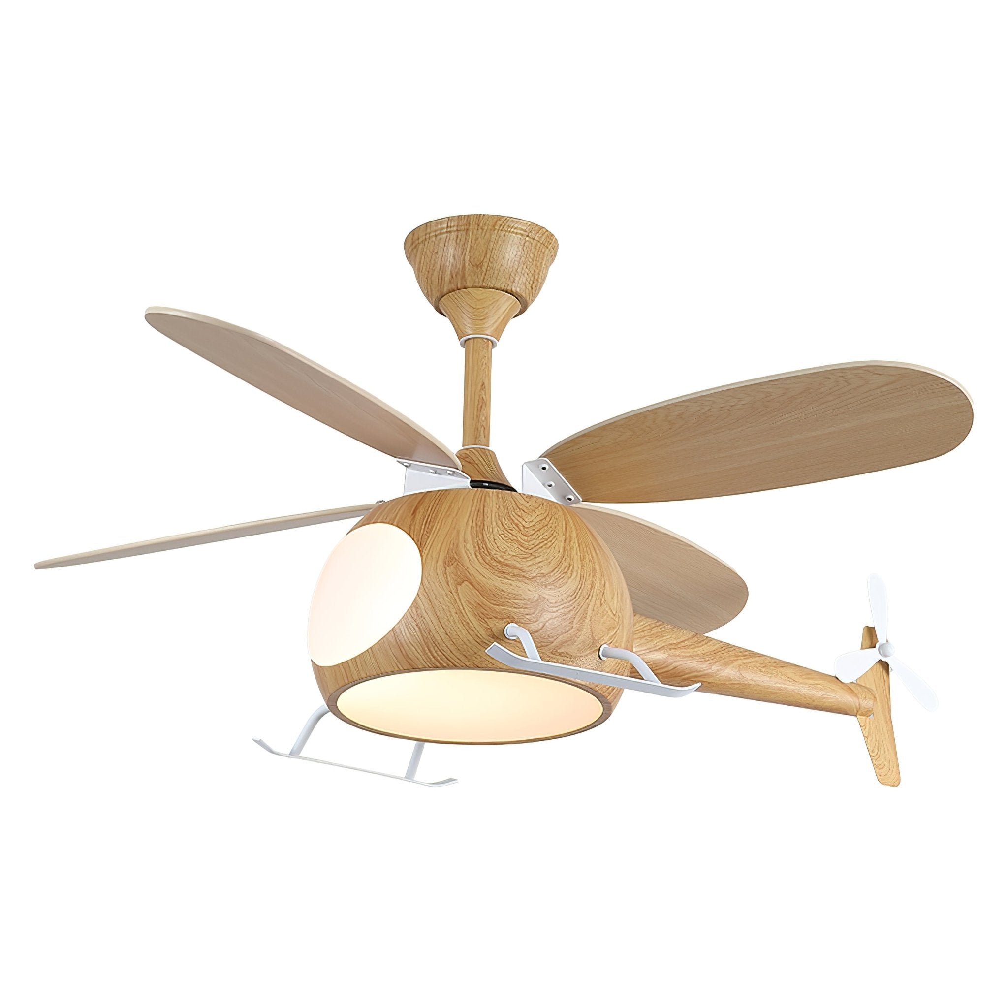 Ventilador de techo Jaraiso con forma de helicóptero