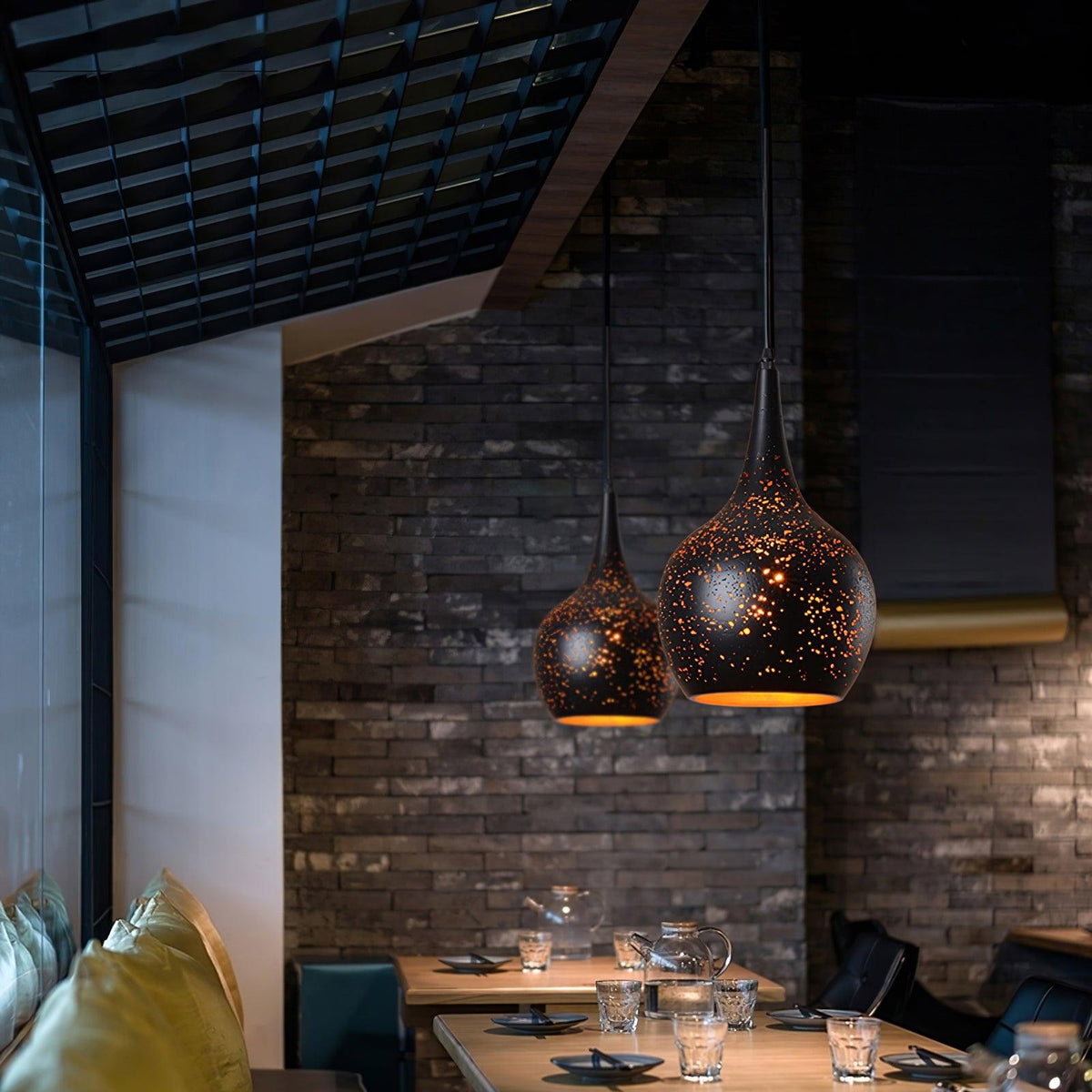 Hollow Industrial Pendant Lamp – detail 18