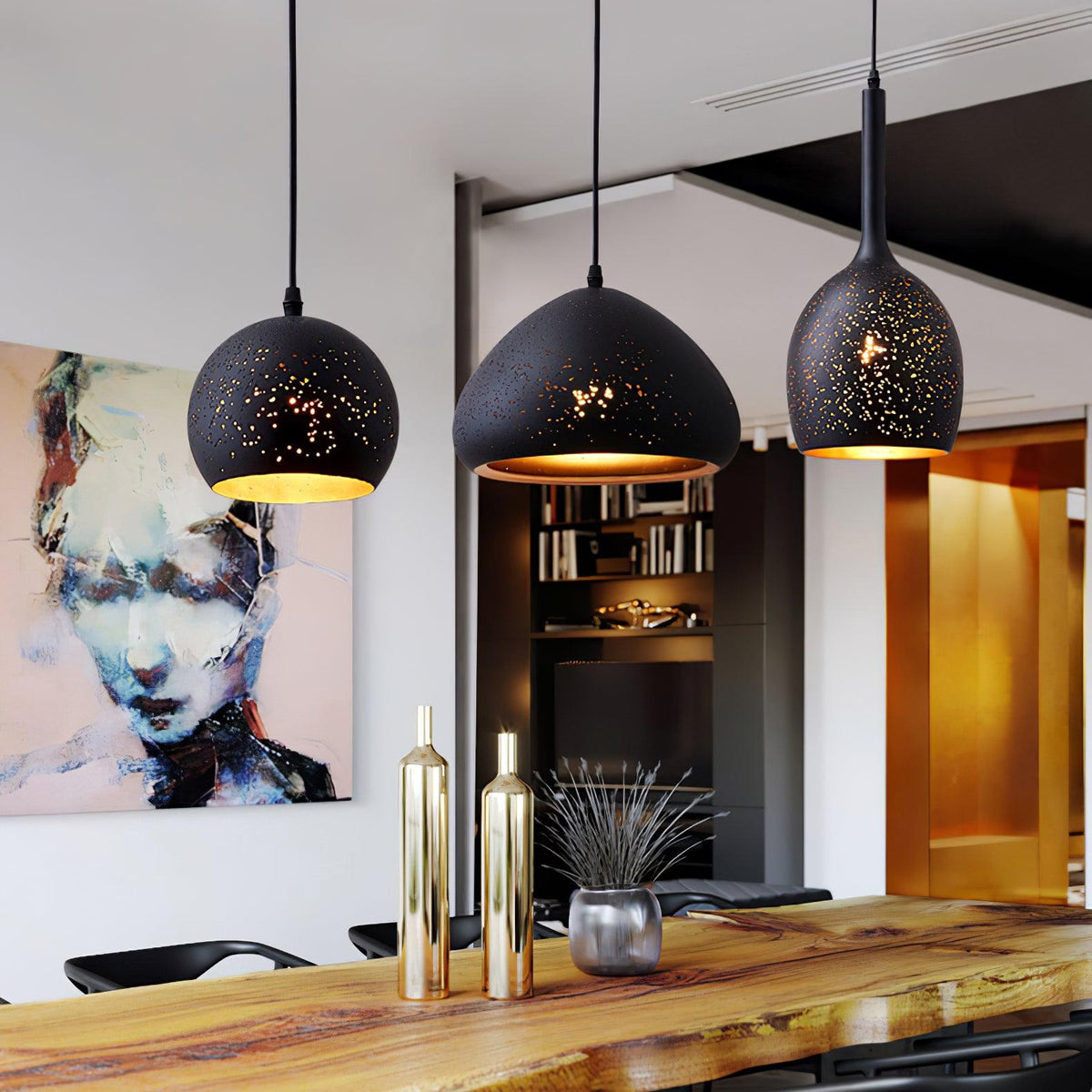 Hollow Industrial Pendant Lamp – detail 21
