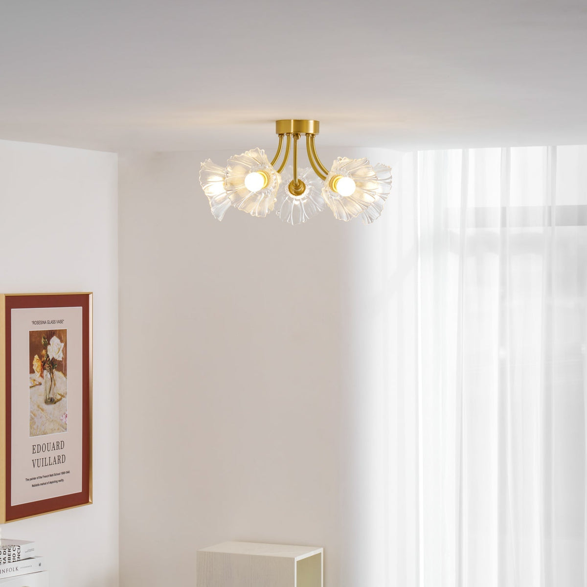 Kalin Flower Glass Ceiling Lamp – detail 26
