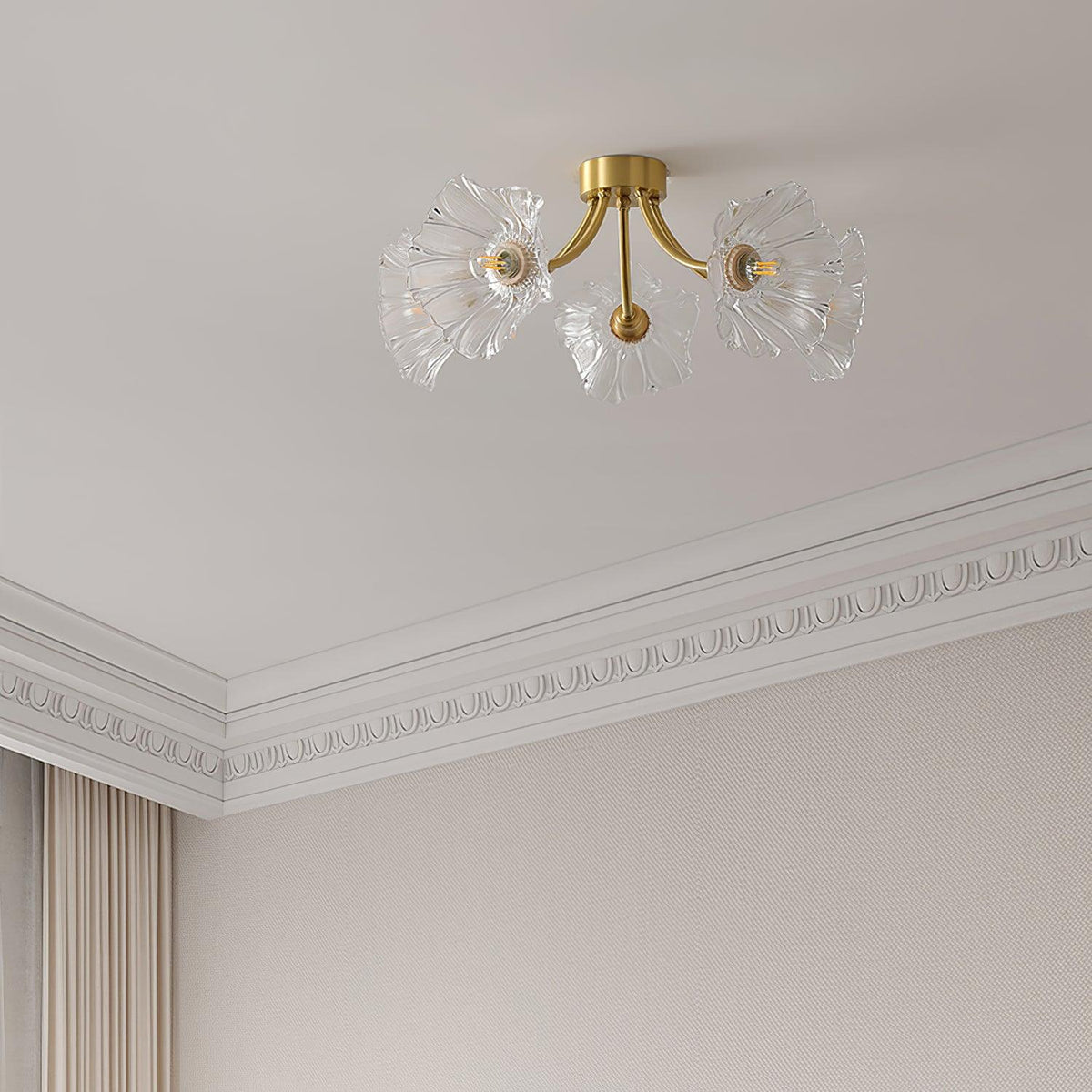 Kalin Flower Glass Ceiling Lamp – detail 11