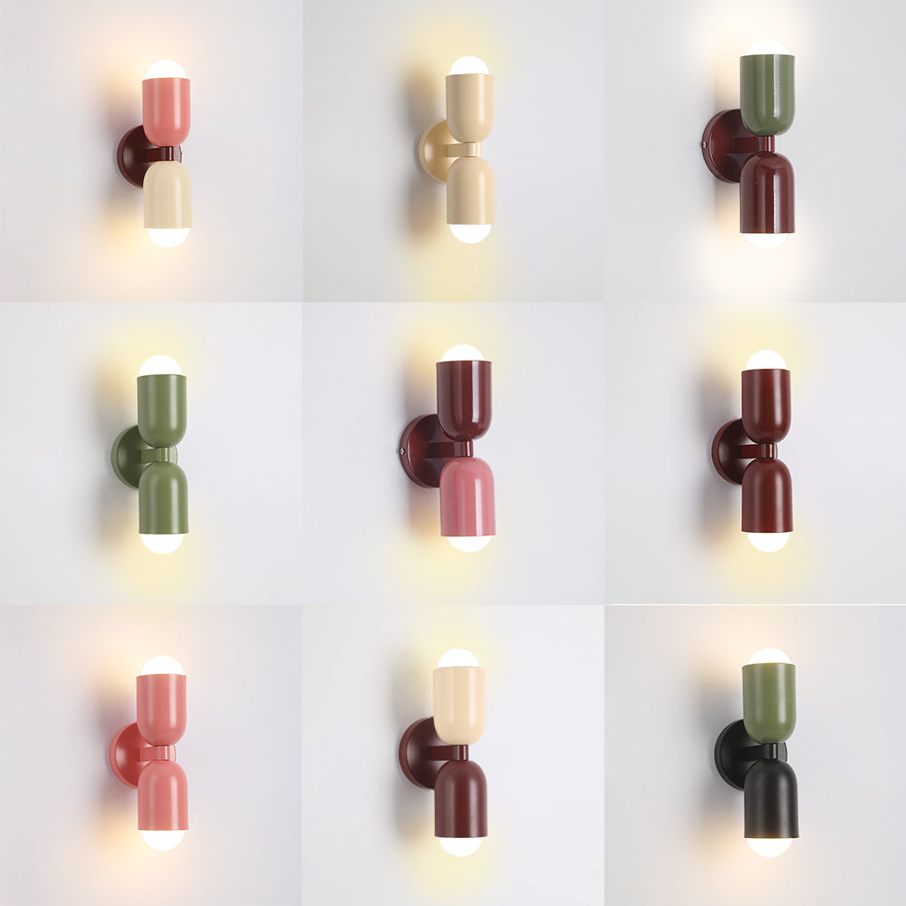 Aplique de pared cilíndrico Delaen