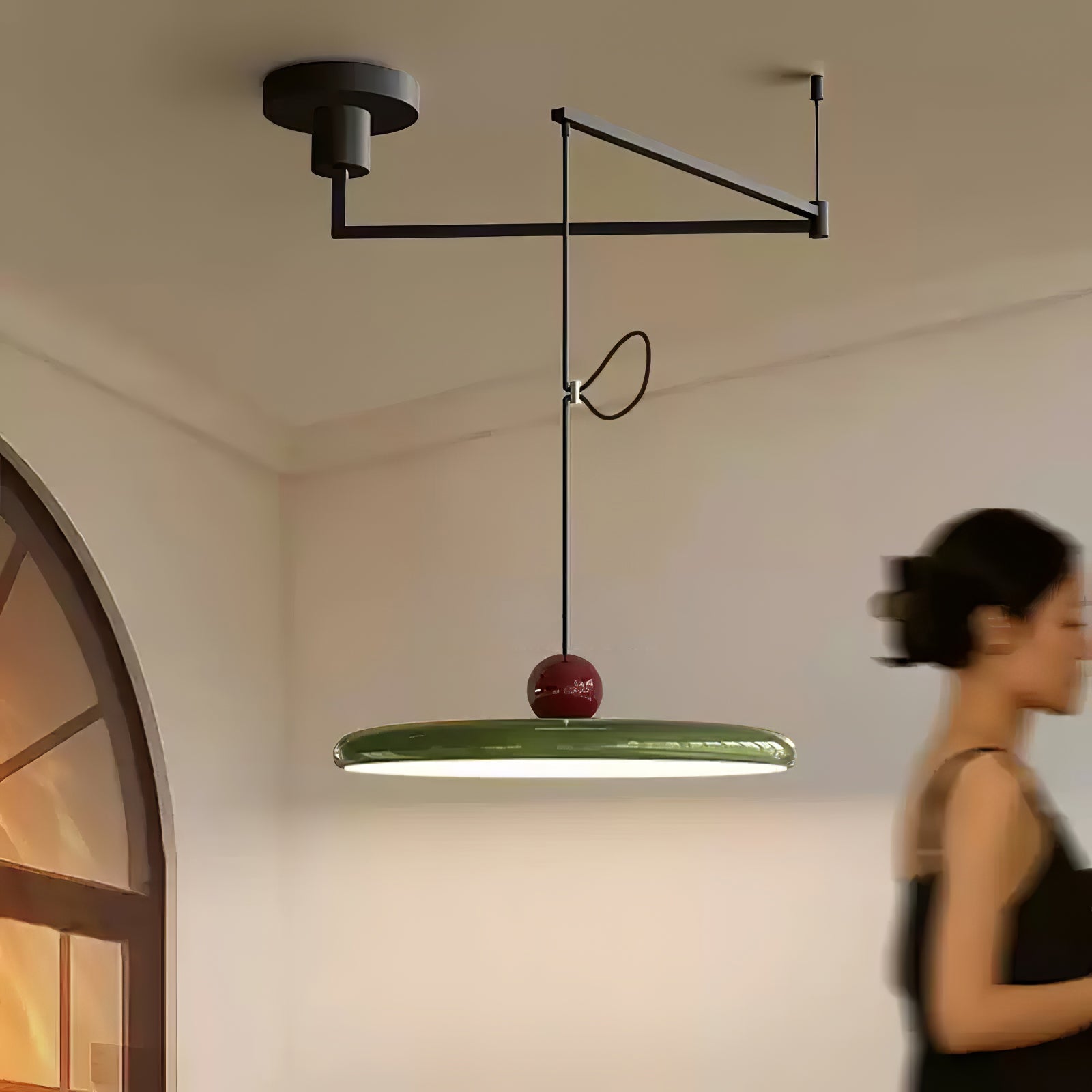 Lámpara colgante moderna Liraorio