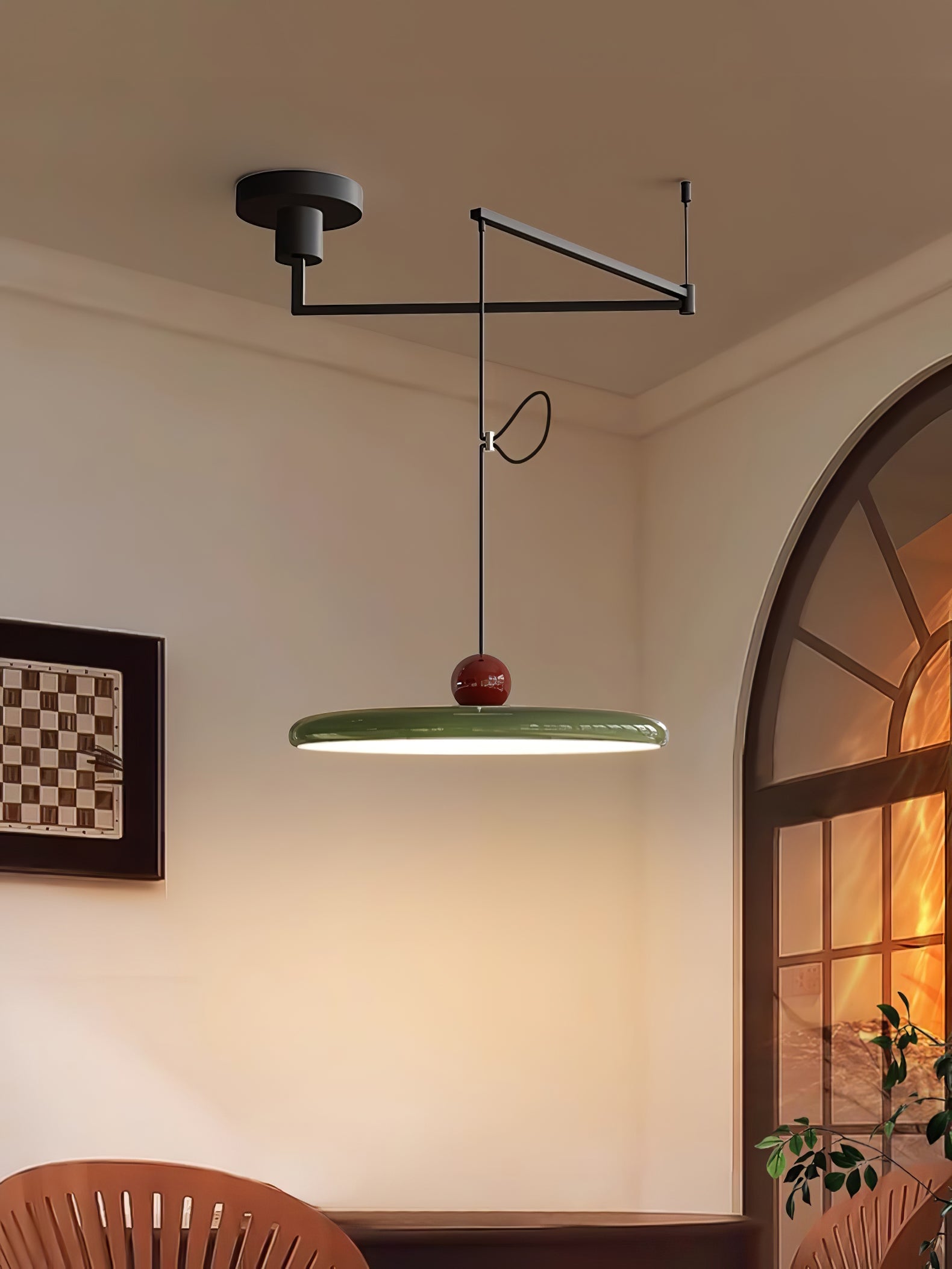 Lámpara colgante moderna Liraorio