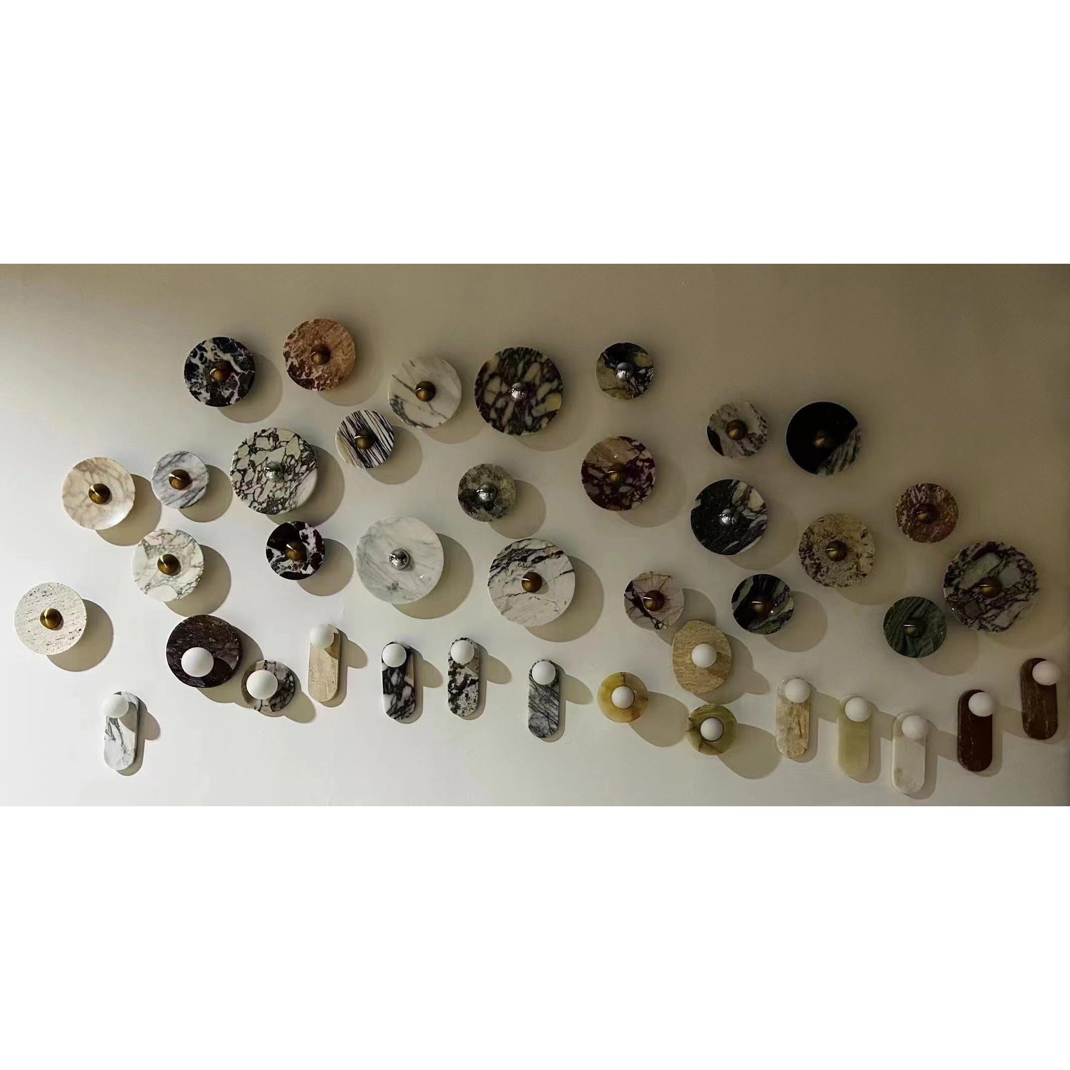 Aplique de pared ovalado Wenomi