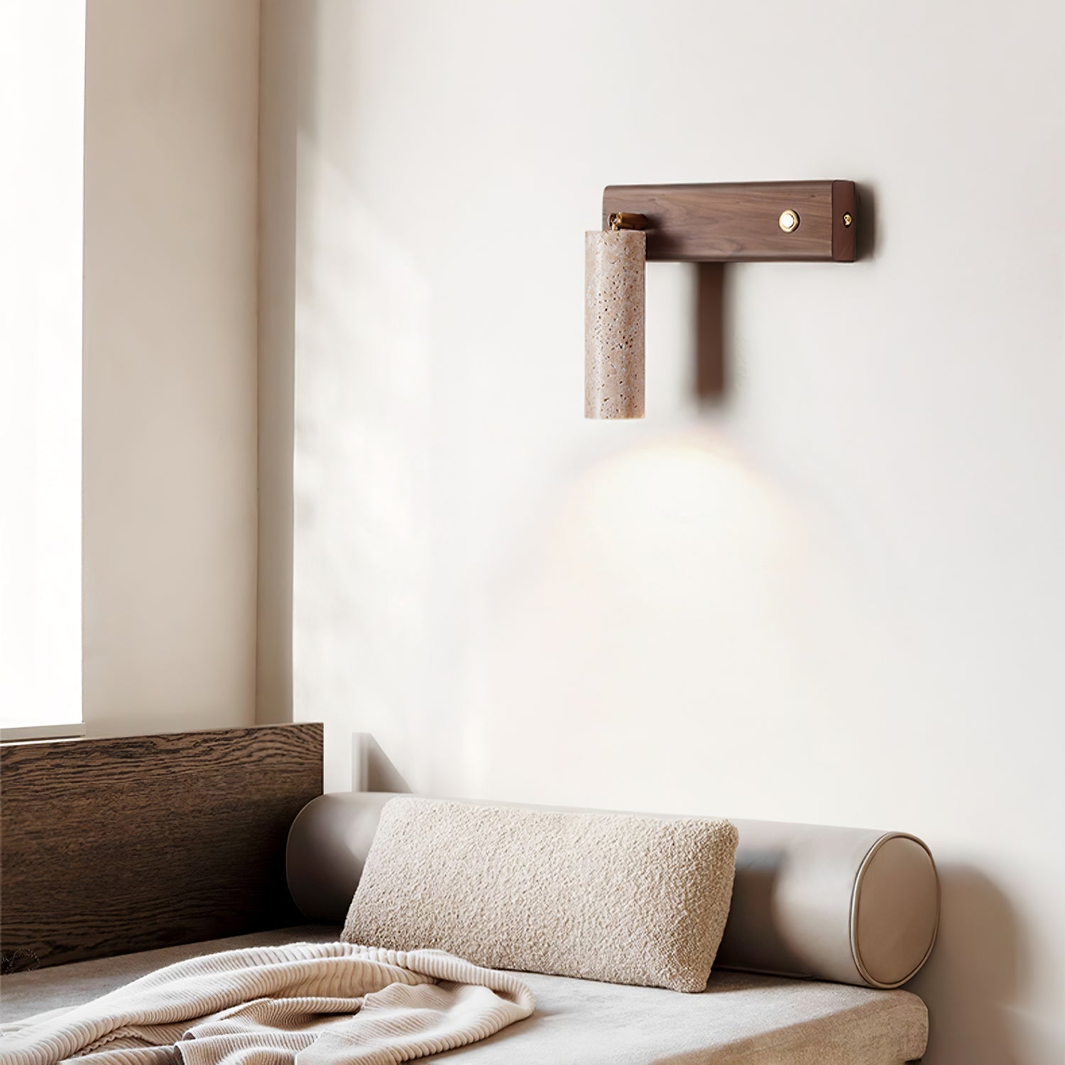 Aplique de pared tubular Dinauna