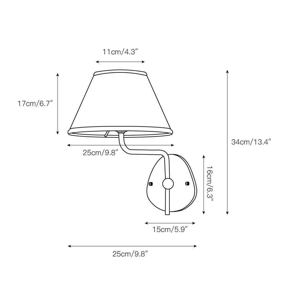 Aplique de pared Helaara
