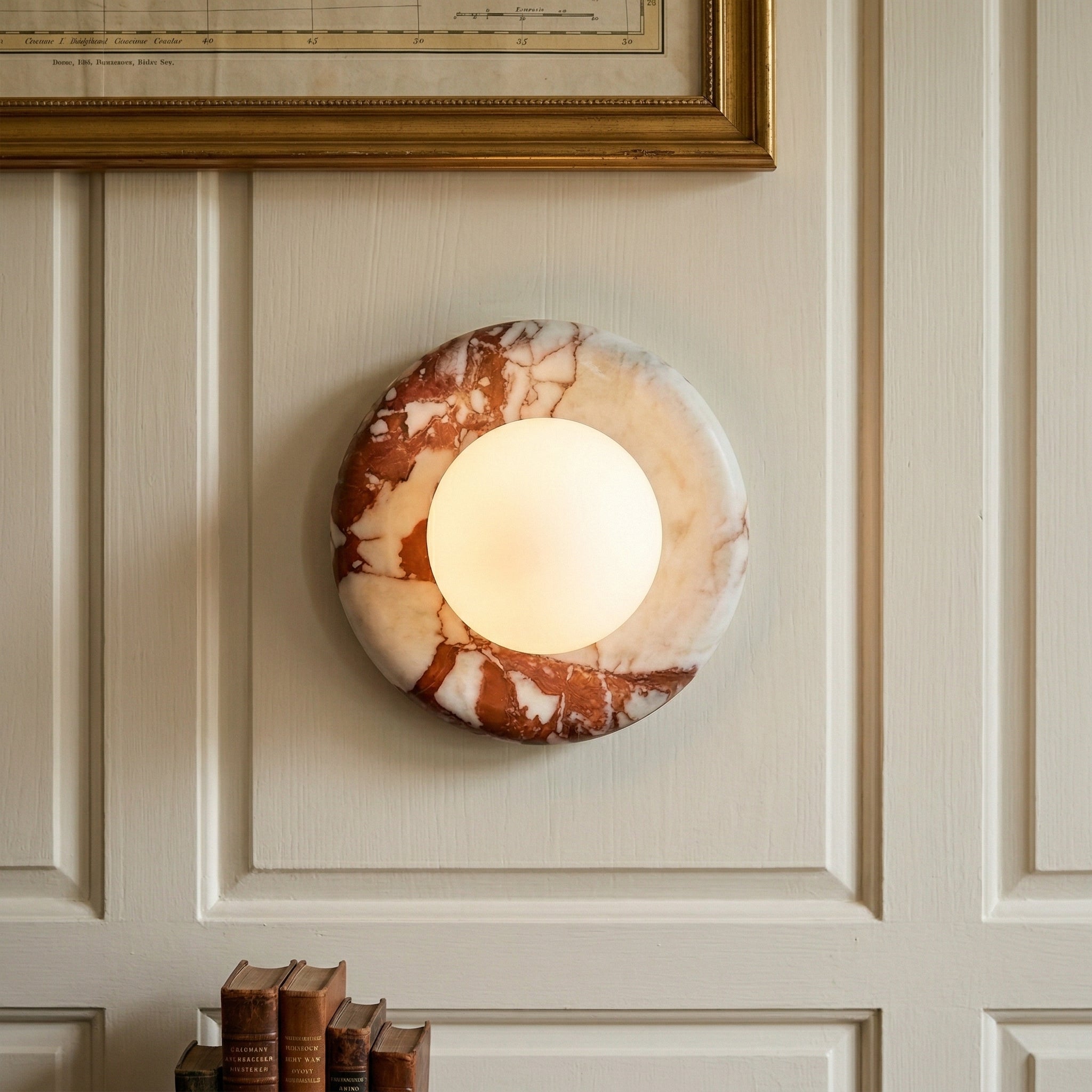 Aplique de pared globo Bori
