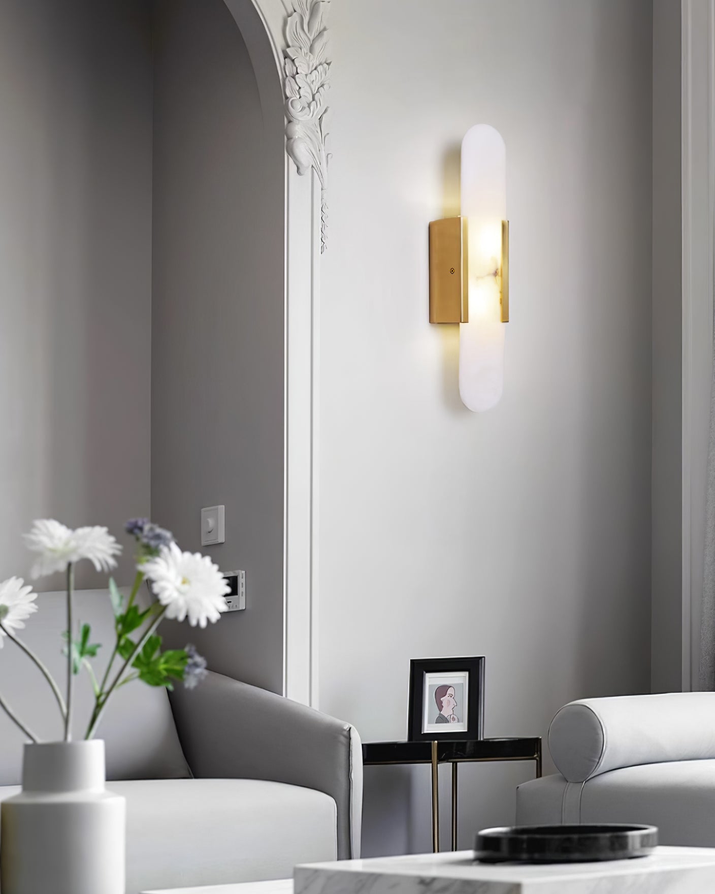 Aplique de pared lineal Delaiso