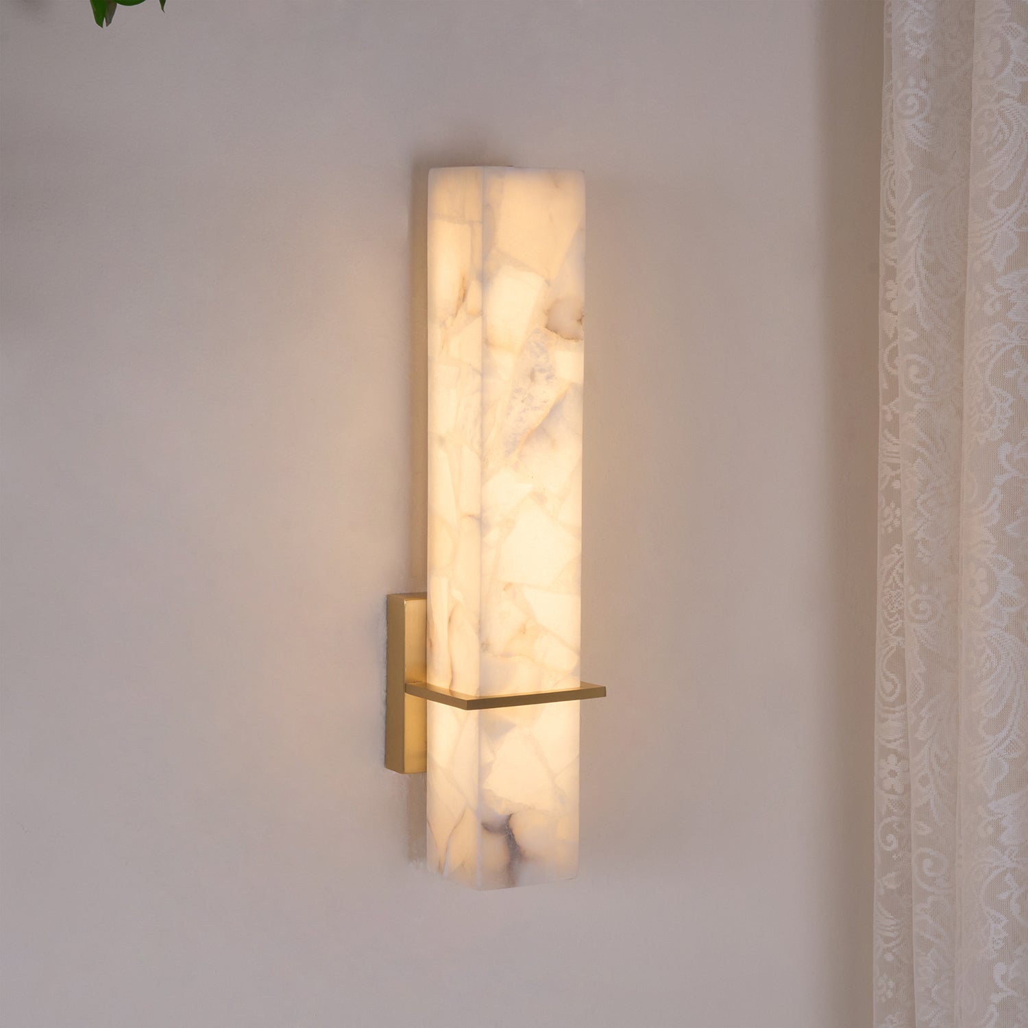 Aplique de pared lineal Delaaro