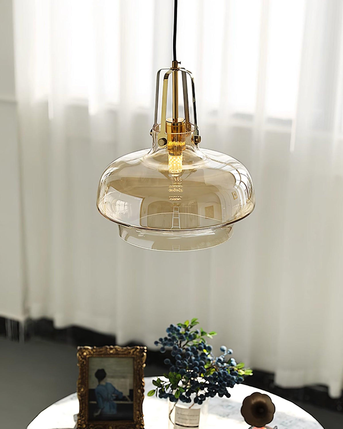 Lámpara colgante Bauhaus Lunaia