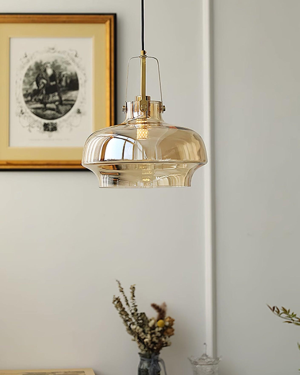 Lámpara colgante Bauhaus Lunaia