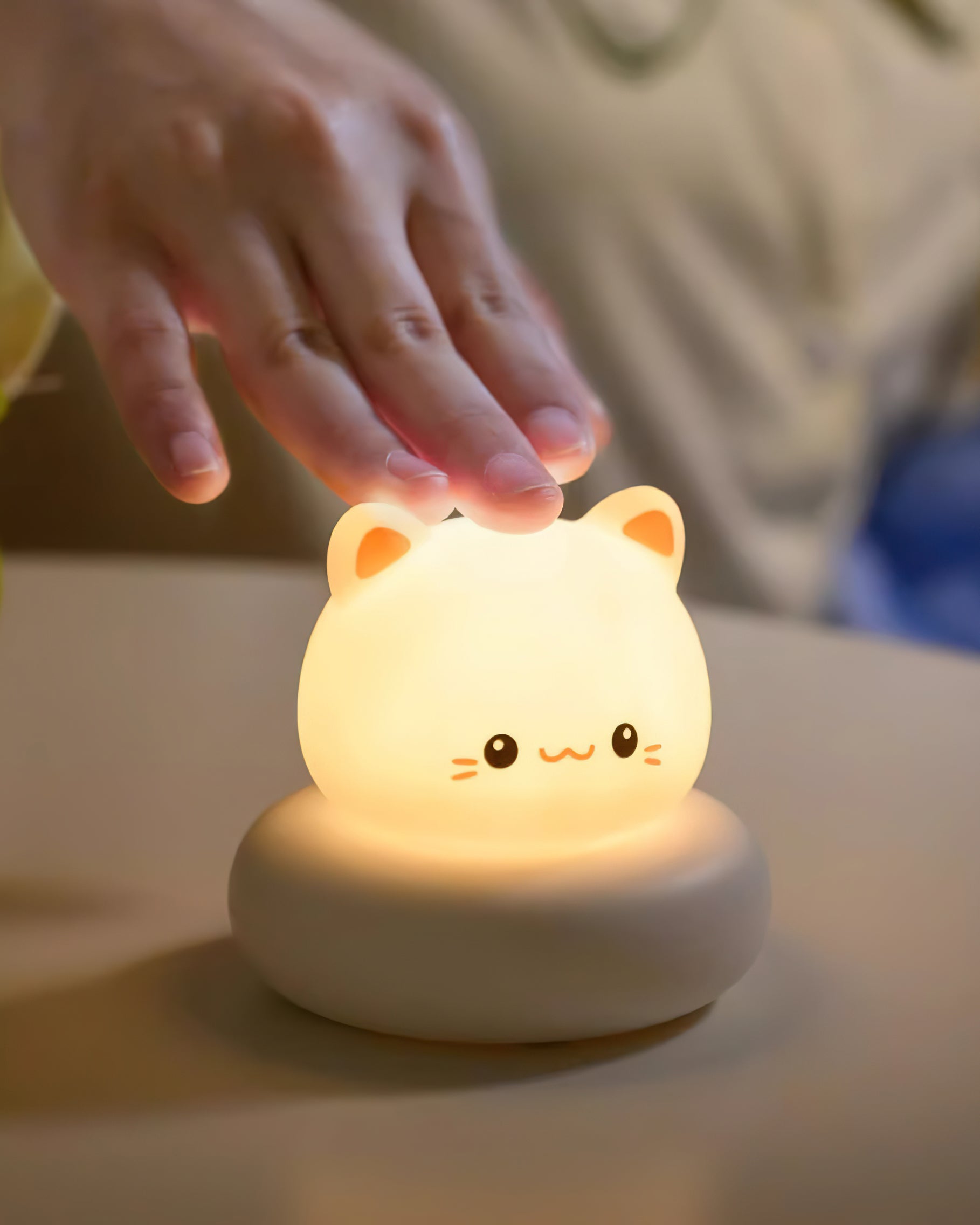 Lámpara de mesa tipo seta Fevelia