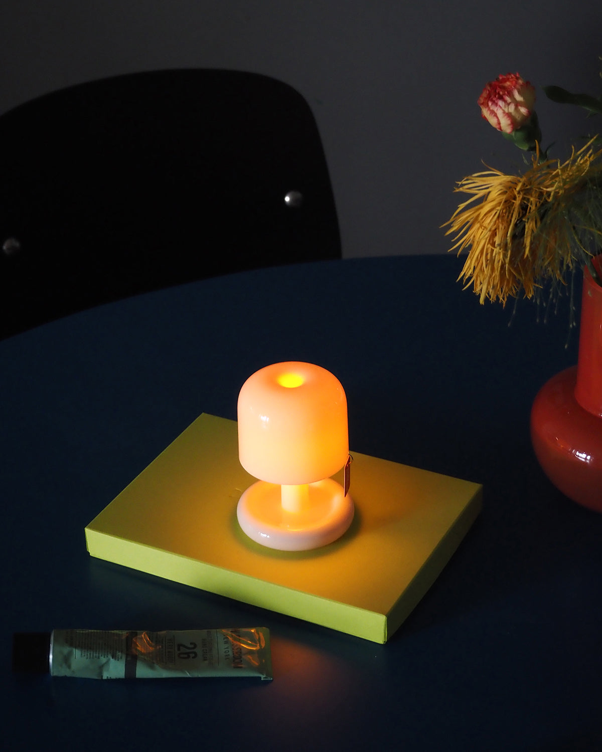 Lámpara de mesa tipo seta Fevelia