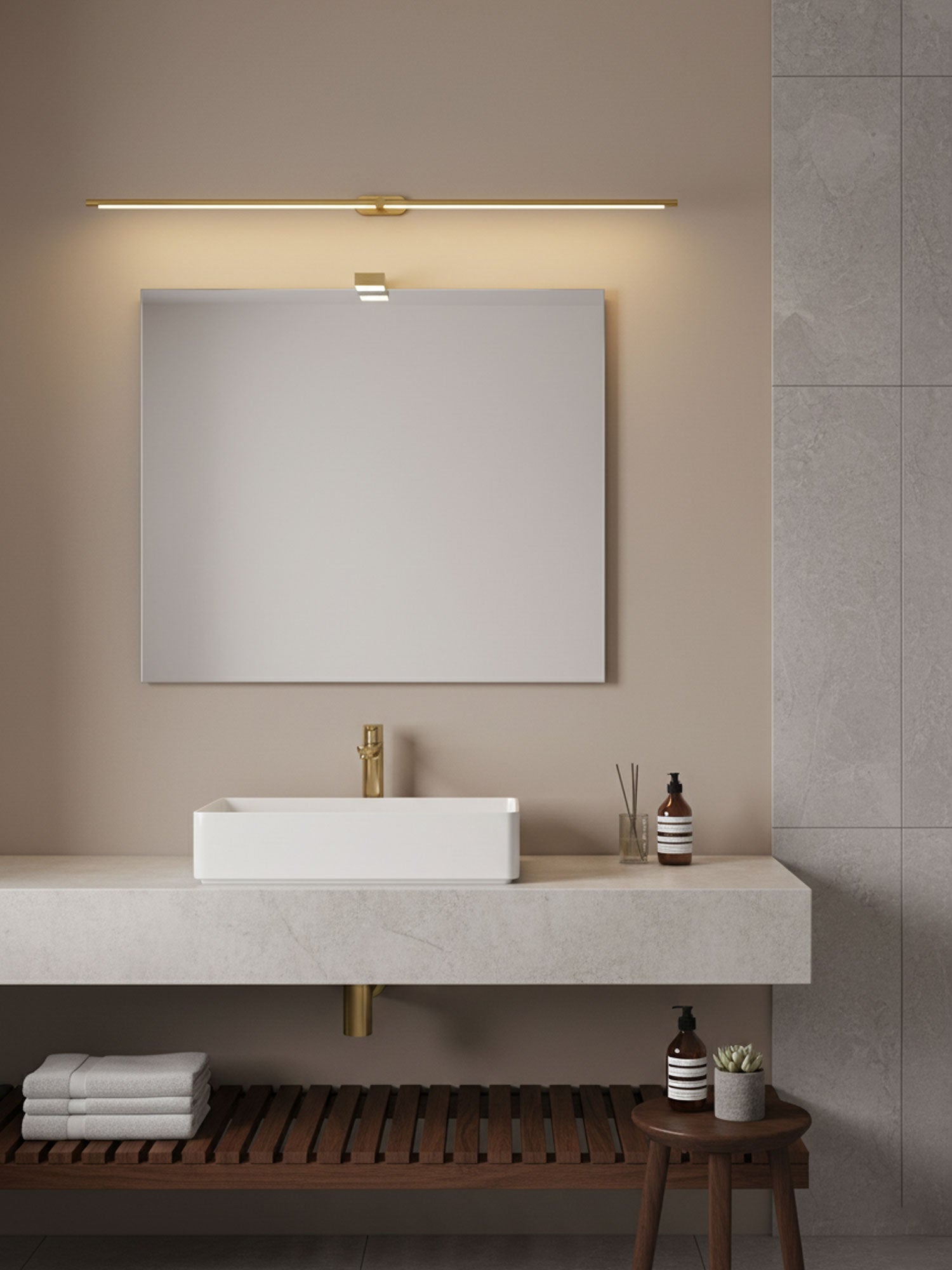 Aplique de pared lineal Coraio